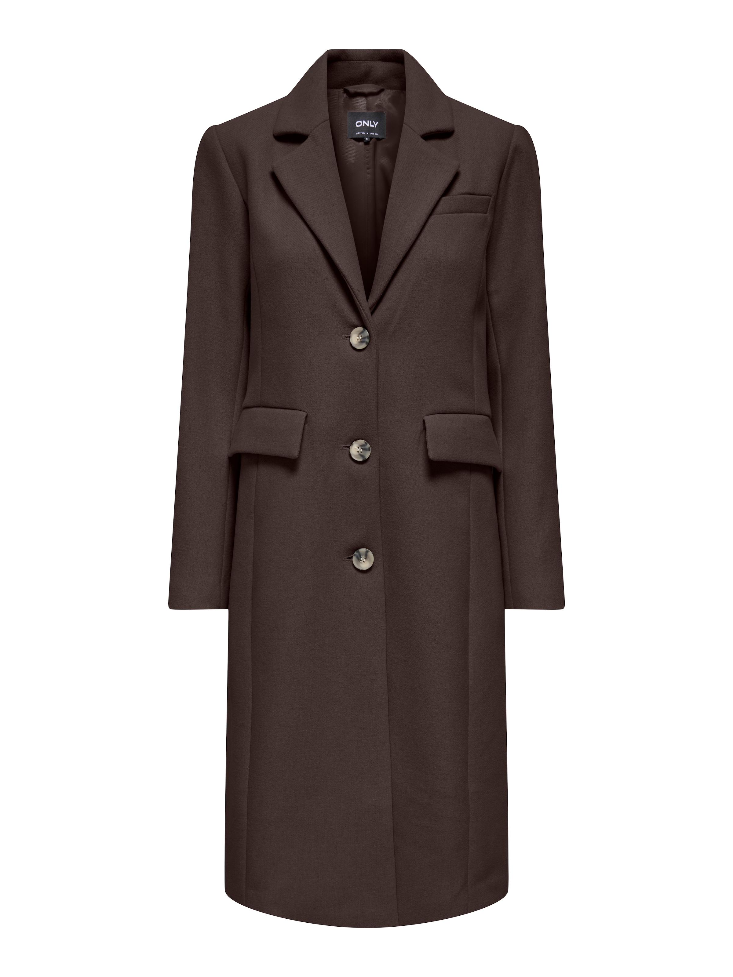 ONLY Langmantel »ONLMICOL REGULAR COAT CC OTW« Materialmix mit Wolle