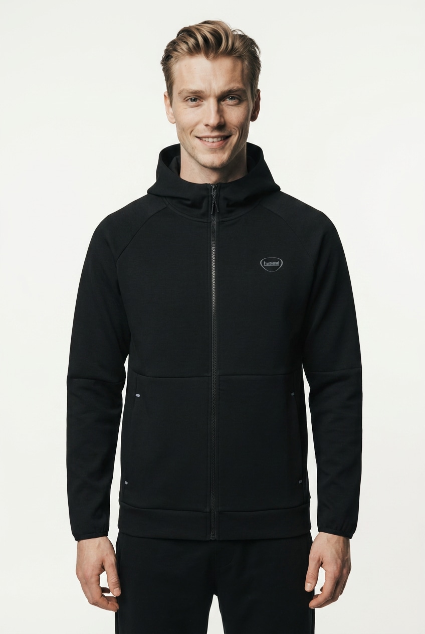 hummel Sweat à capuche »HMLTECH FLEECE REGULAR ZIP HOODIE« avec capuche, manches longues, coupe normale