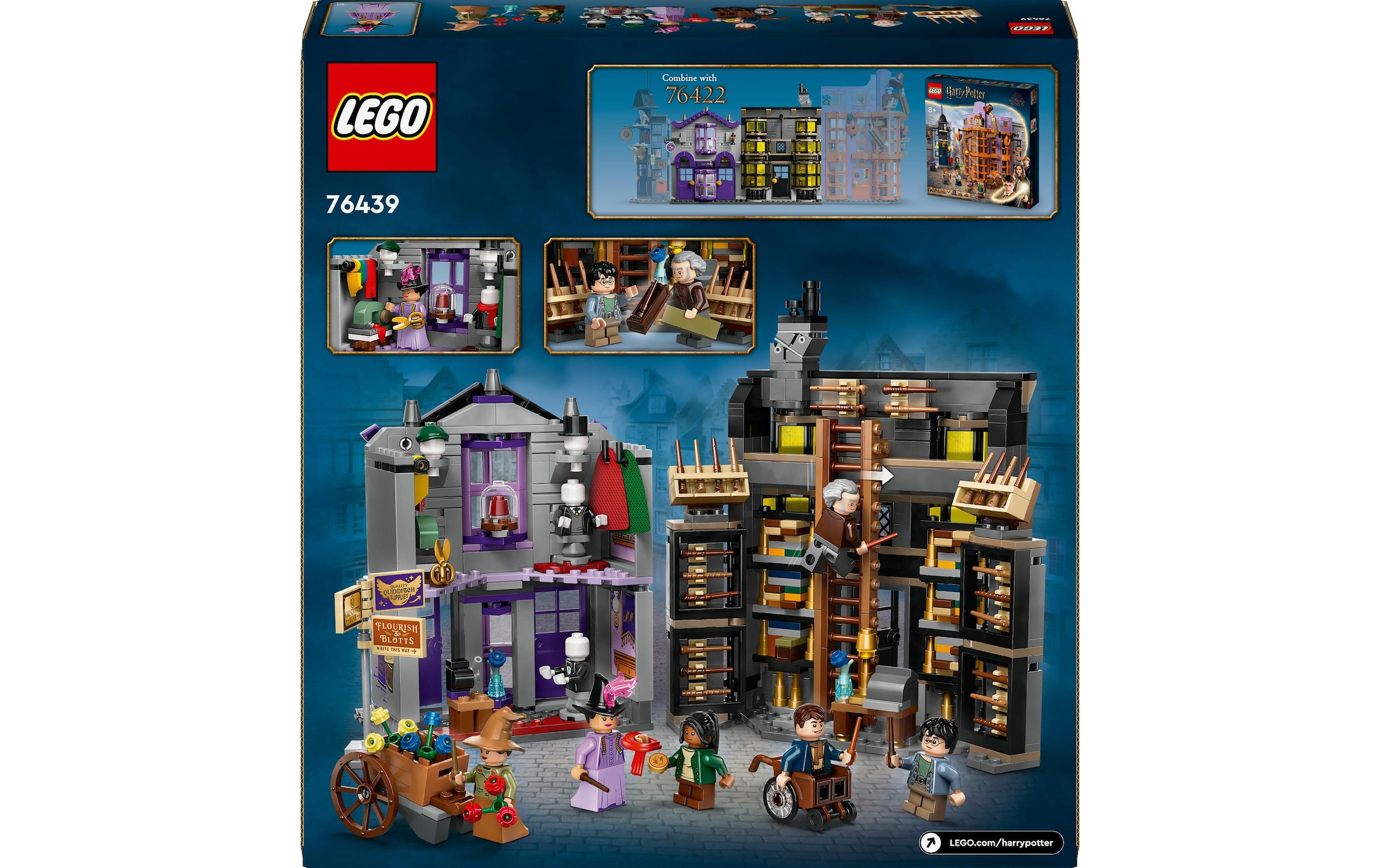 LEGO® Spielbausteine »Harry Potter Ollivanders & Madam Malkins Anzüge 76439«, (744 St.)
