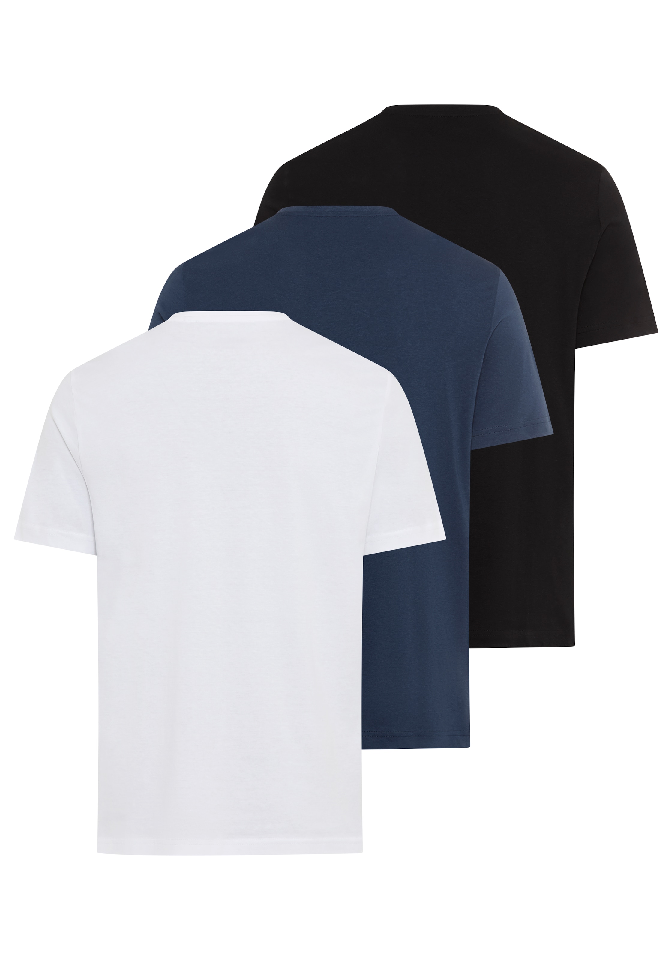 MUSTANG T-Shirt »Style Alex 3-Pack«, (Packung, 3 tlg., 3er), mit plakativem Druck