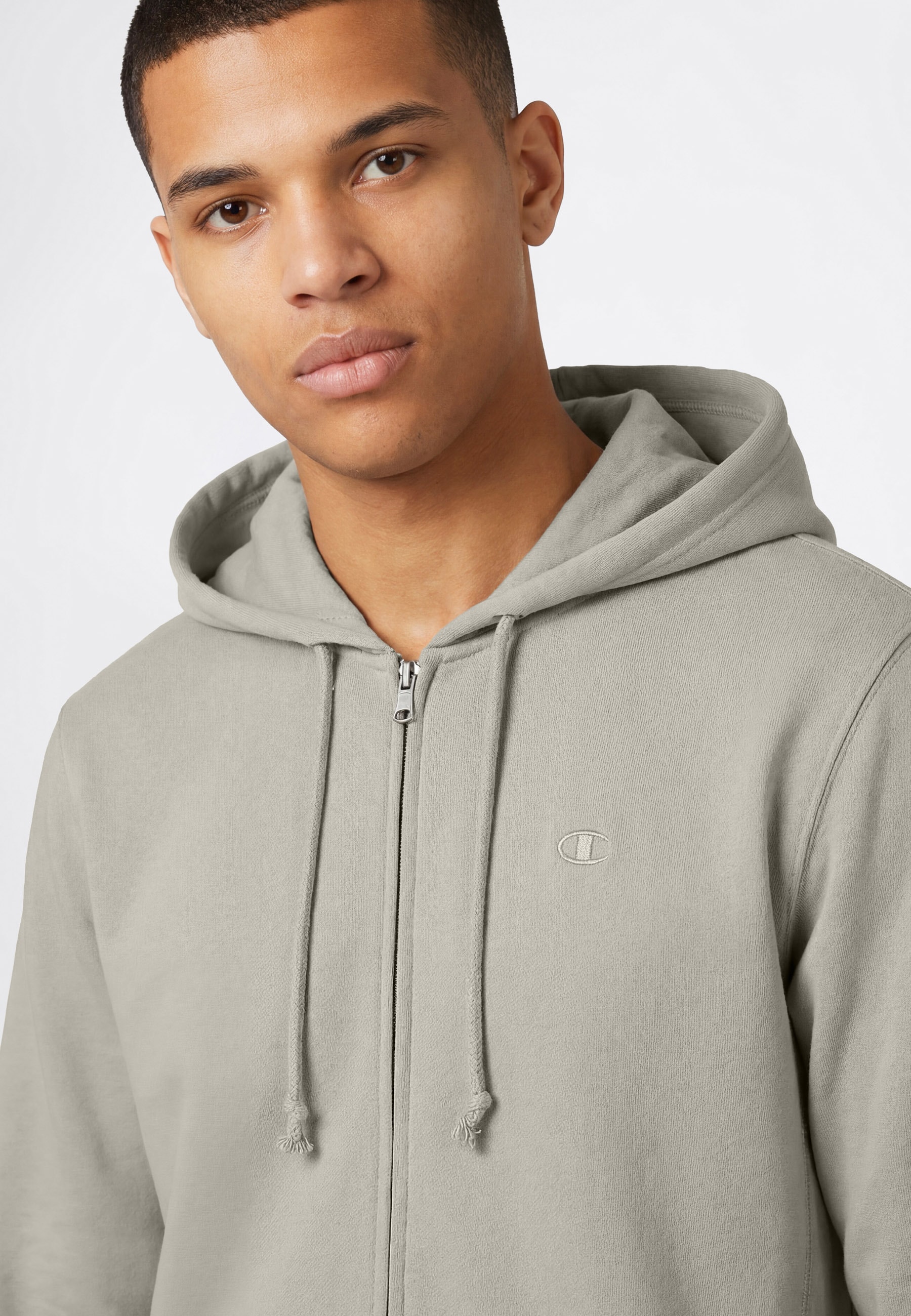 Champion Sweat à capuche »ICONS TONAL Terry Full Zip Hoodie« mit Kapuze, für sportliche Aktivitäten und Freizeit