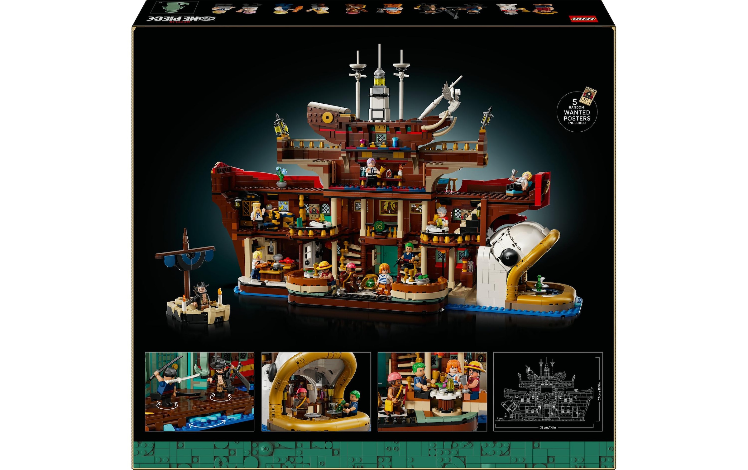 LEGO® Konstruktionsspielsteine »Baratié, das Schwimmende Restaurant 75640«