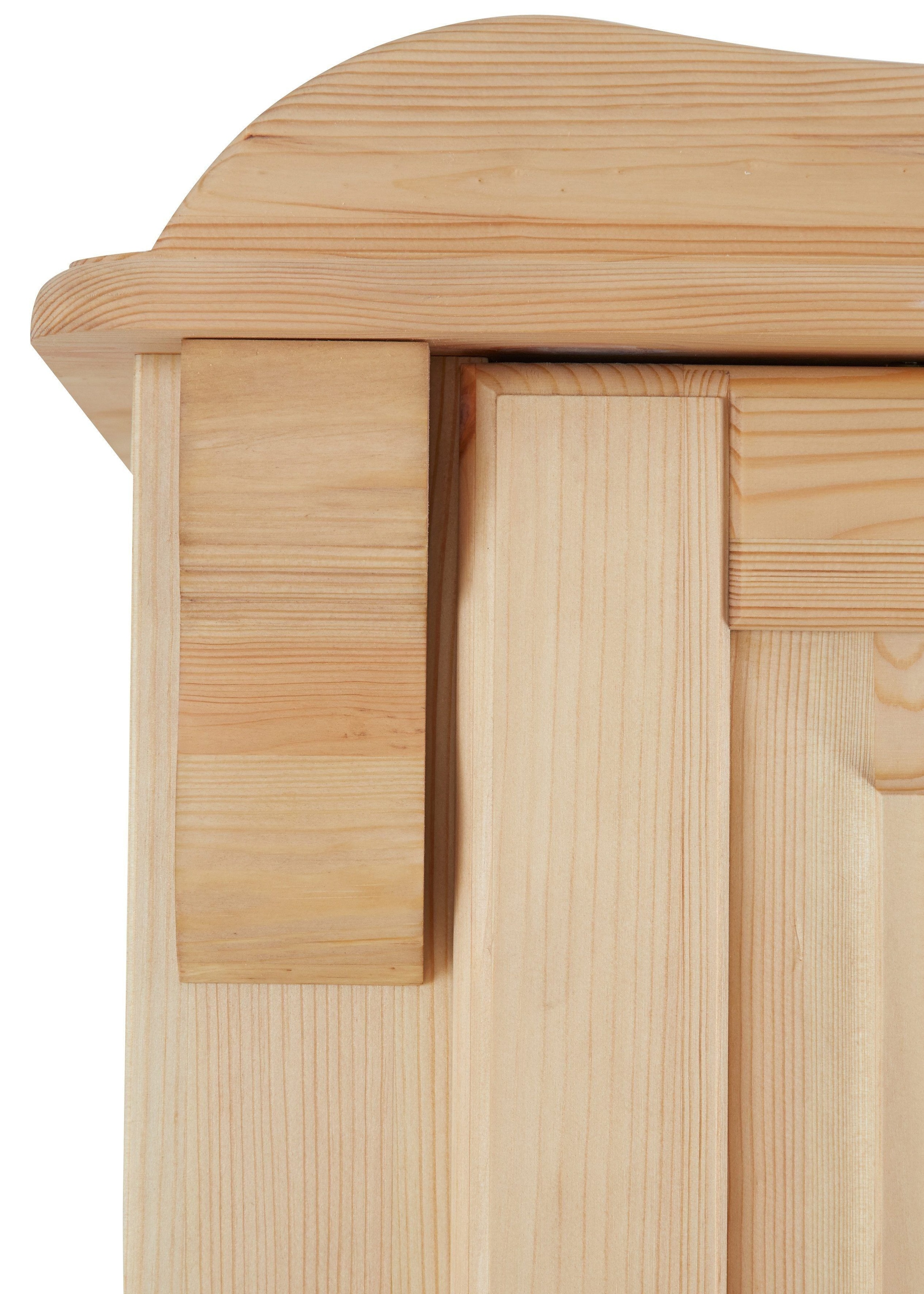 GOODproduct »Adele« 4 Breiten: 92/130/169/207  H/T ca. 191/54 cm,  aus massiver Kiefer,Spiegel beim 4-und 5-trg.Schrank, Innenausstattung