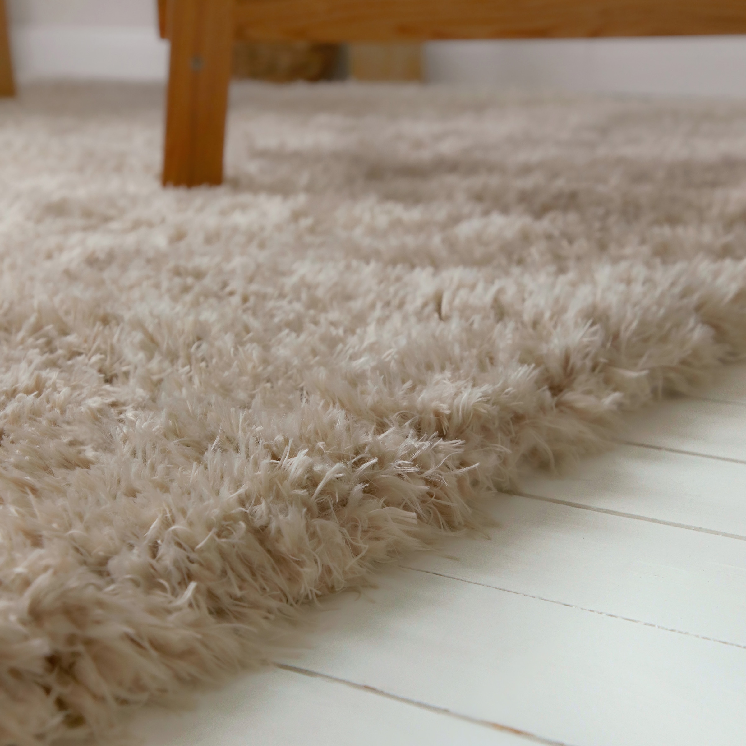 GOODproduct Hochflor-Teppich »Josetta« rund 50 mm Höhe Langflor, Shaggy, dichter weicher Hochflor, uni farben, Wohnzimmer