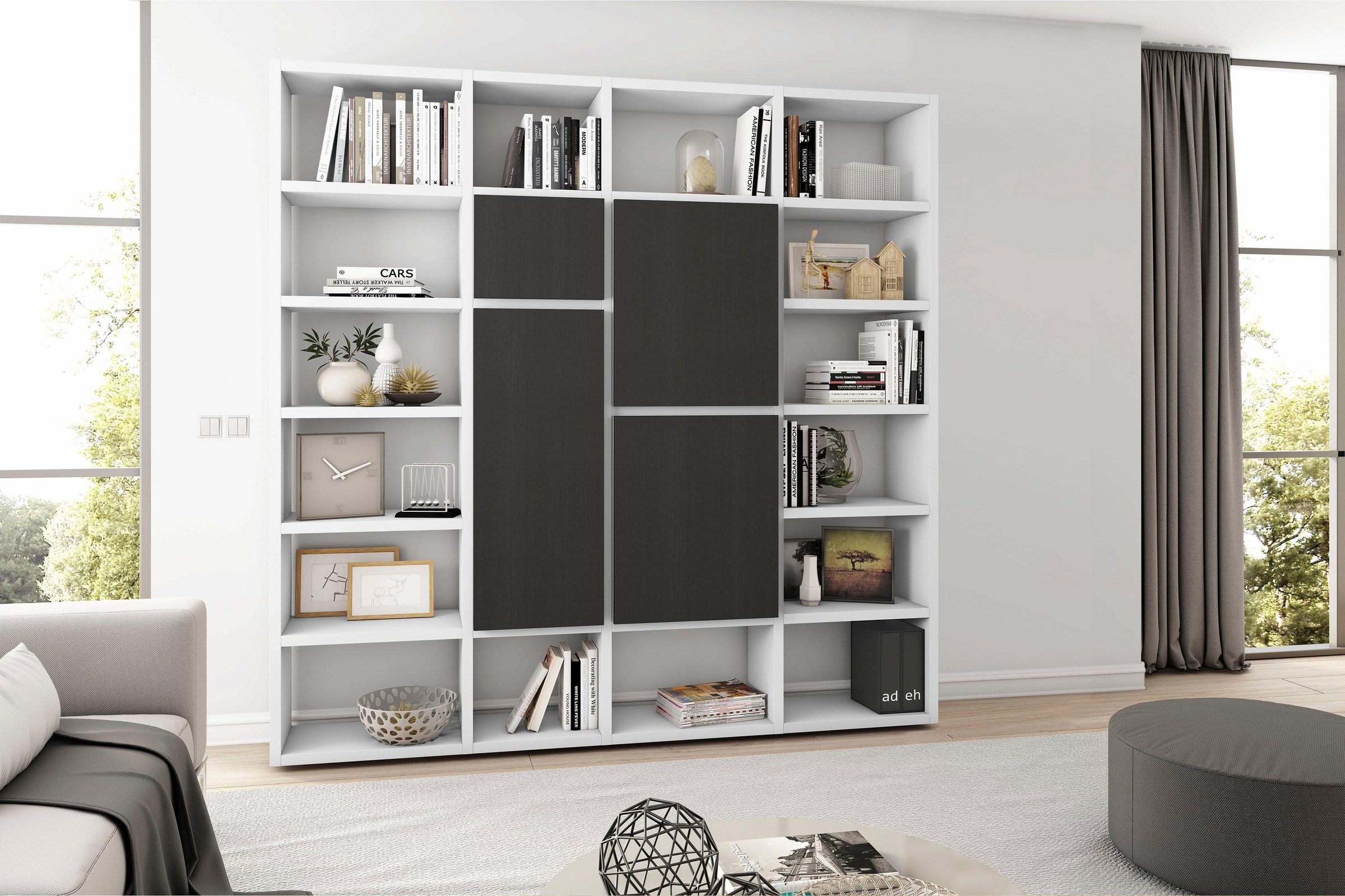 Image of fif möbel Raumteilerregal »TOR511-2«, Breite 227 cm bei Ackermann Versand Schweiz