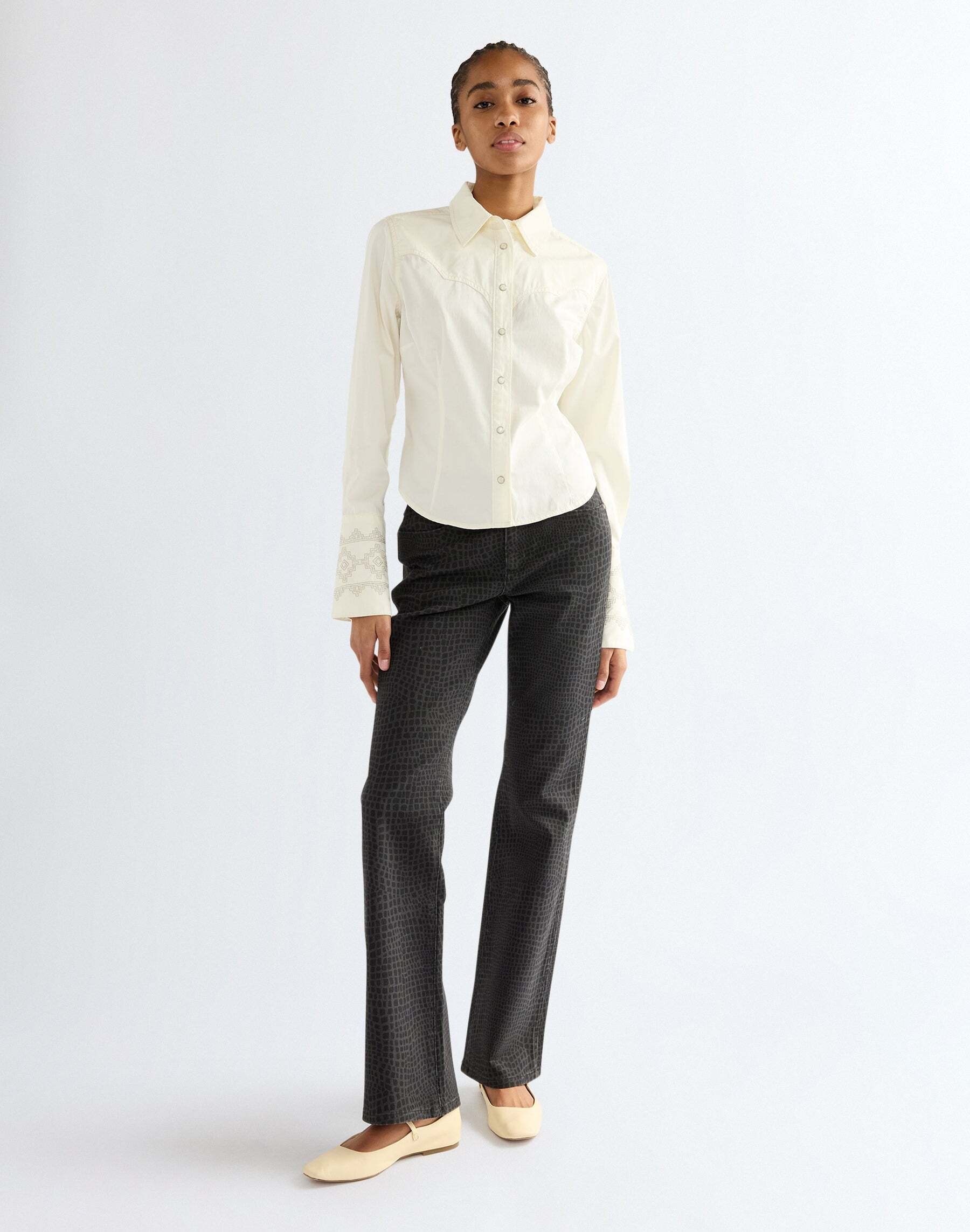 Wrangler Langarmbluse »WRANGLER Langarmbluse Bell Western Slim«