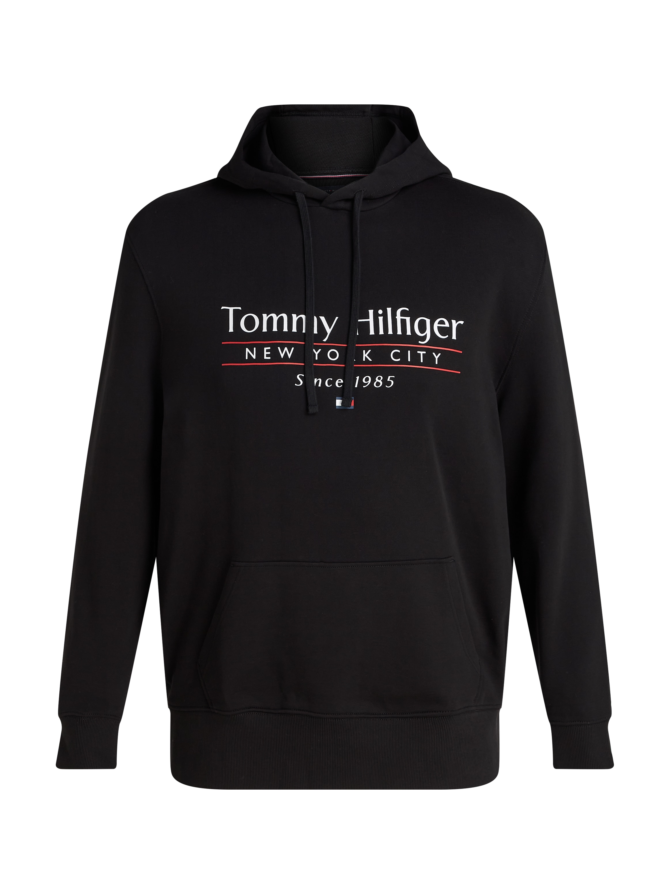 Tommy Hilfiger Big & Tall Kapuzensweatshirt »BT-HILFIGER CENTER STACK HOODY-B«, Grosse Grössen