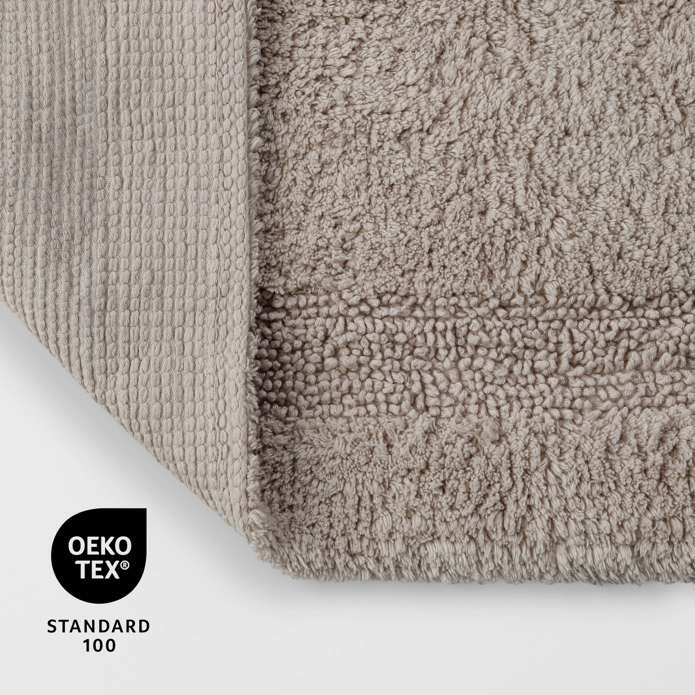 GOODproduct Badematte »Meellor, uni, viele Farben, Badvorleger, Badezimmer Teppich« Höhe 20 mm rutschhemmend beschichtet fussbodenheizungsgeeignet Badteppich, getuftet, modern, Uni, antirutsch, flauschig, Baumwolle