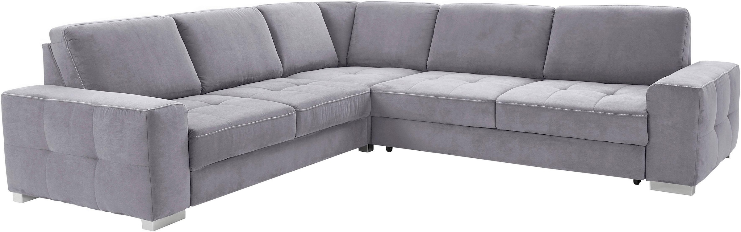 Image of sit&more Ecksofa "Santorini L-Form" mit Federkern und Sitztiefenverstellung, wahlweise mit Schlaffunktion