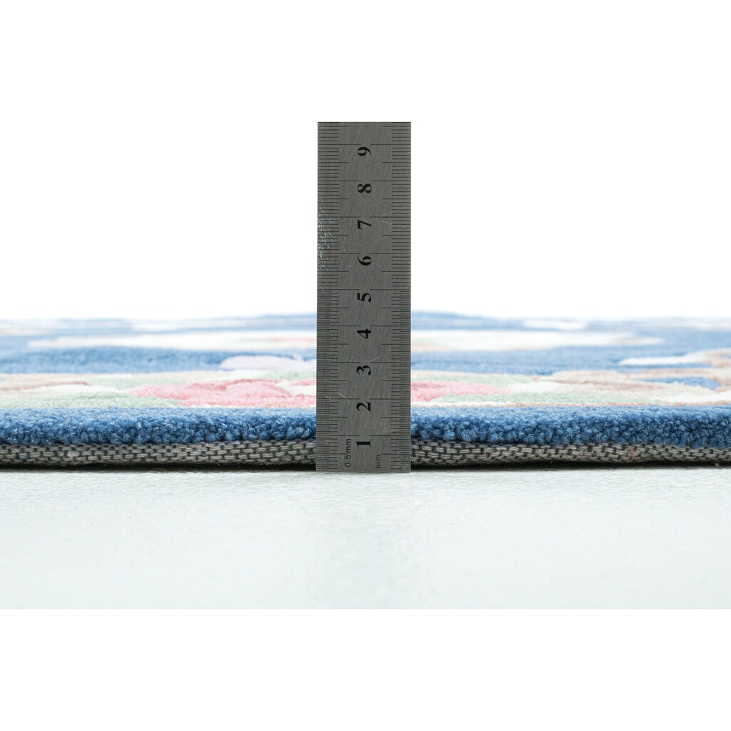 THEKO Teppich »Ming«, rund, hochwertiges Acrylgarn, ideal im Wohnzimmer & Schlafzimmer
