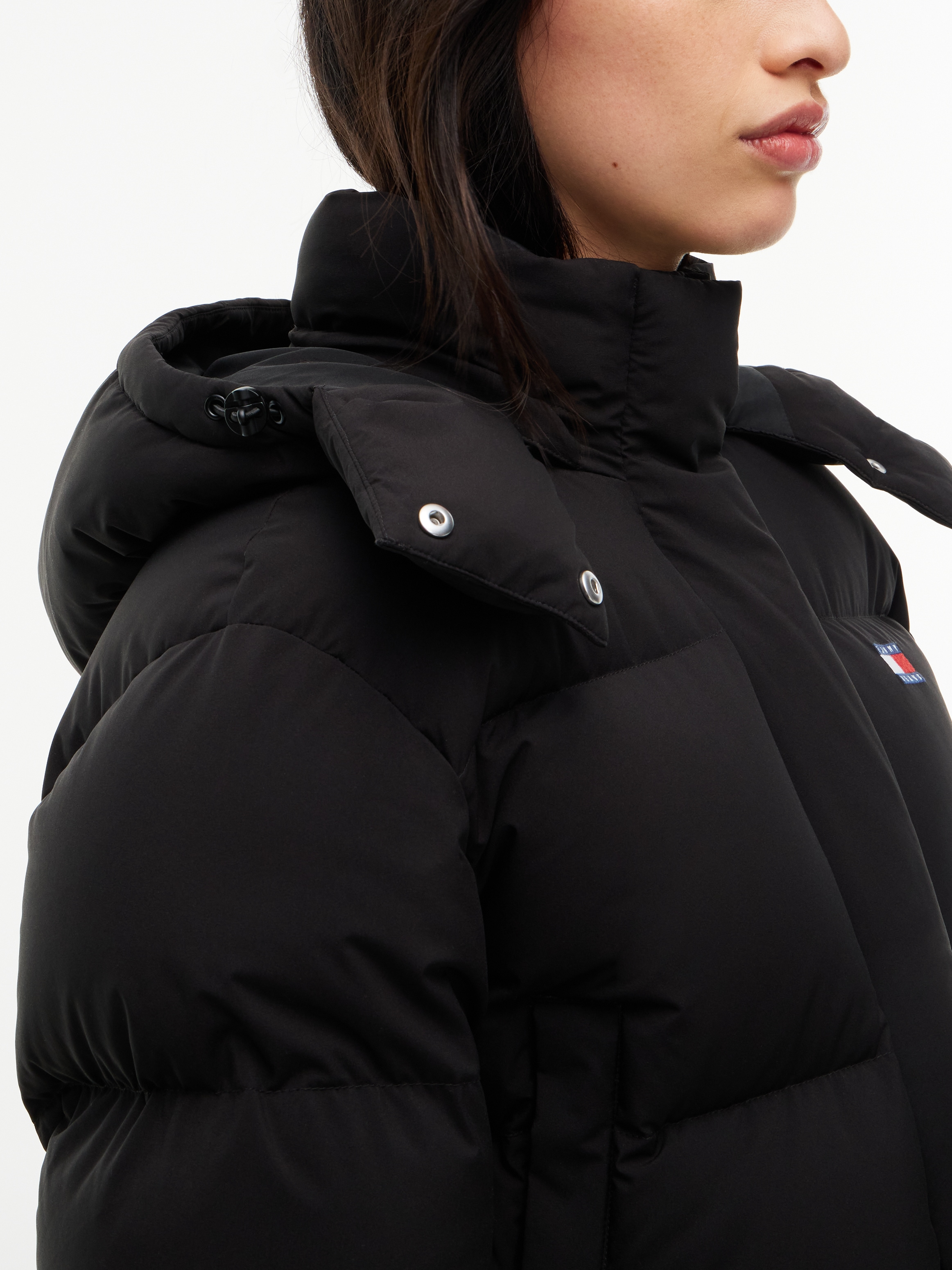 Tommy Jeans Veste matelassée »TJW CRP ALASKA PUFFER EXT« avec capuche fibre synthétique