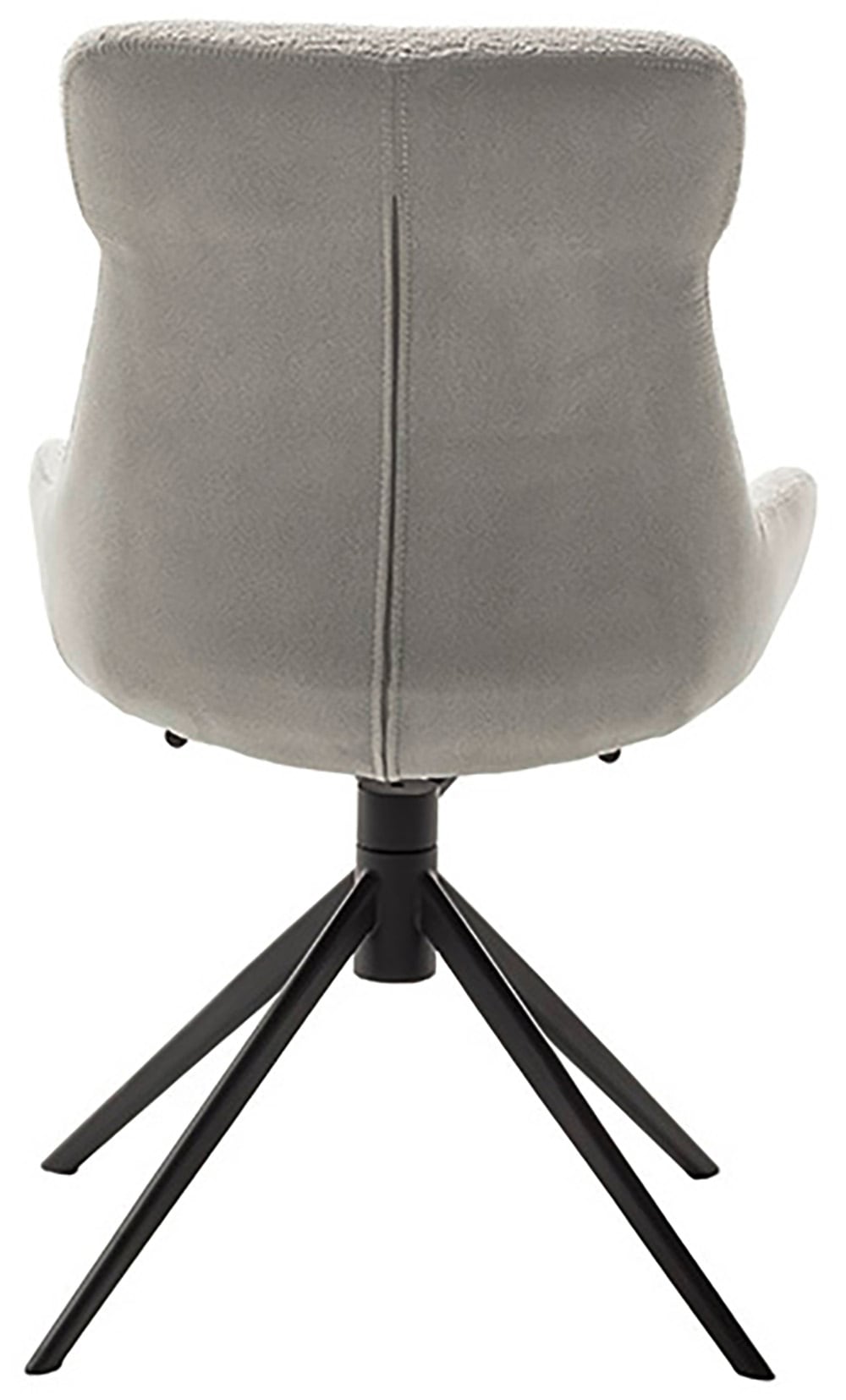 MCA furniture Esszimmerstuhl, Feingewebe, (2er-Set), drehbar 360°, Dreh- & Schwingfunktion, Sitzhöhe ca. 50 cm
