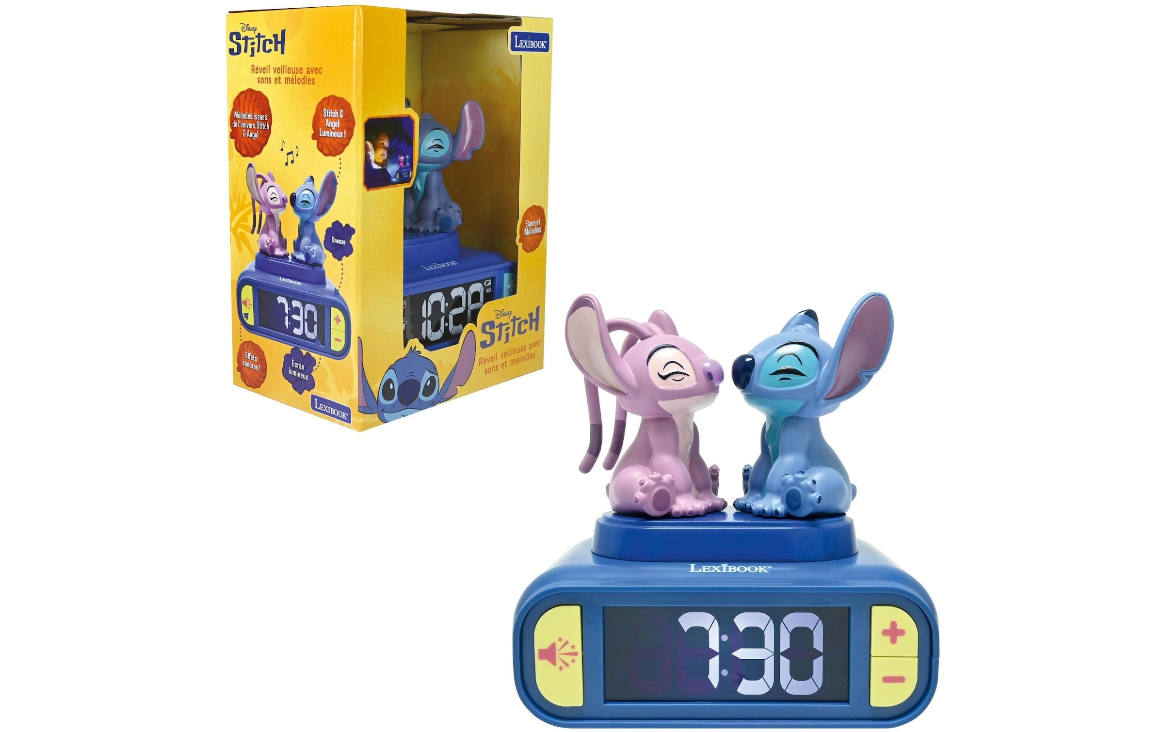 Lexibook® Kinderwecker »Stitch & Angel«