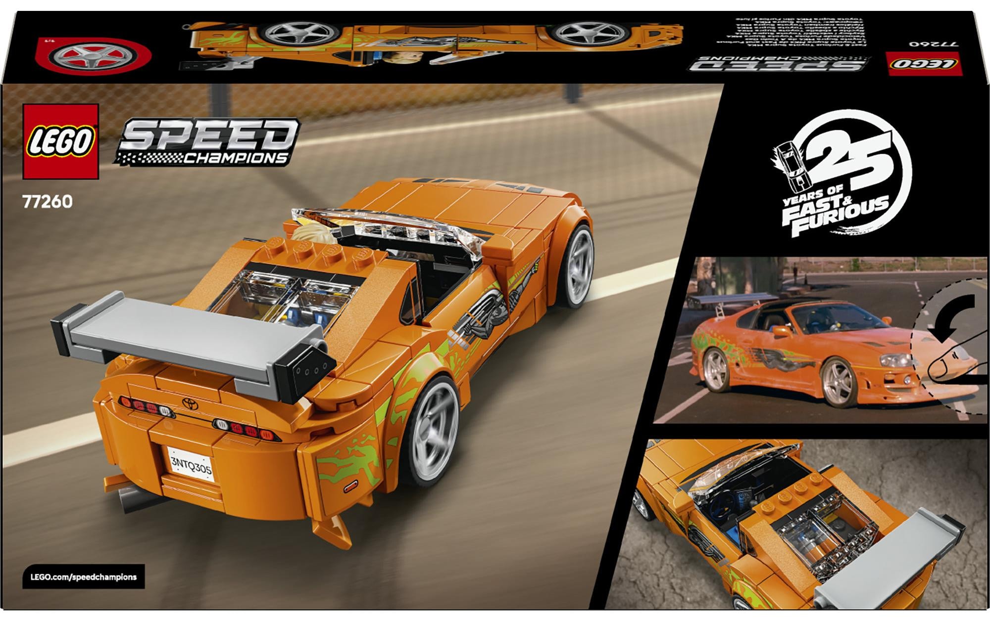 LEGO® Konstruktionsspielsteine »The Fast and The Furious Toyota Supra MK4 (77260)« LEGO Speed Champions; Made in Europe