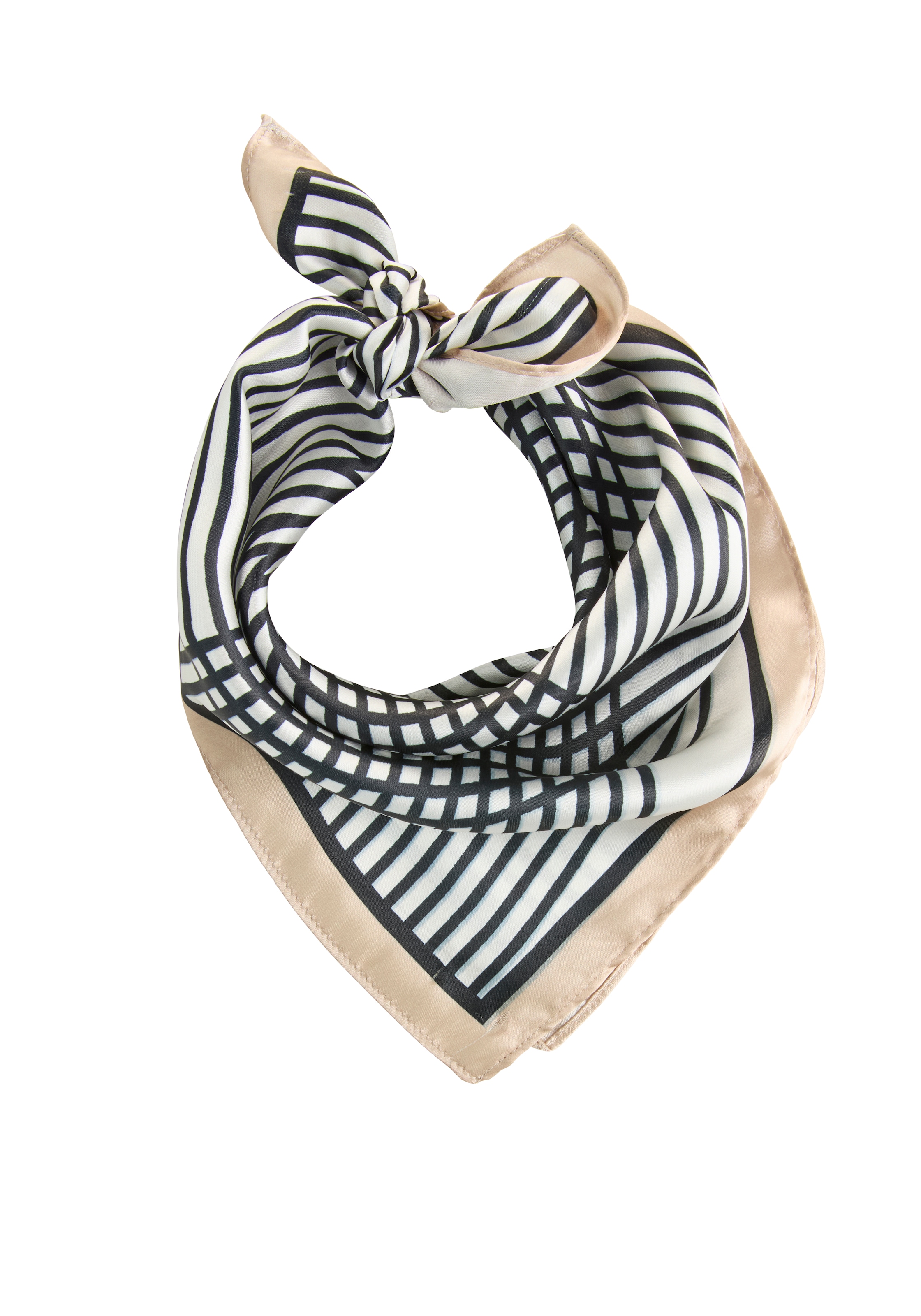 Laura Scott Foulard nicki mit modischem Graphik-Design in Kreis-Optik - NEW