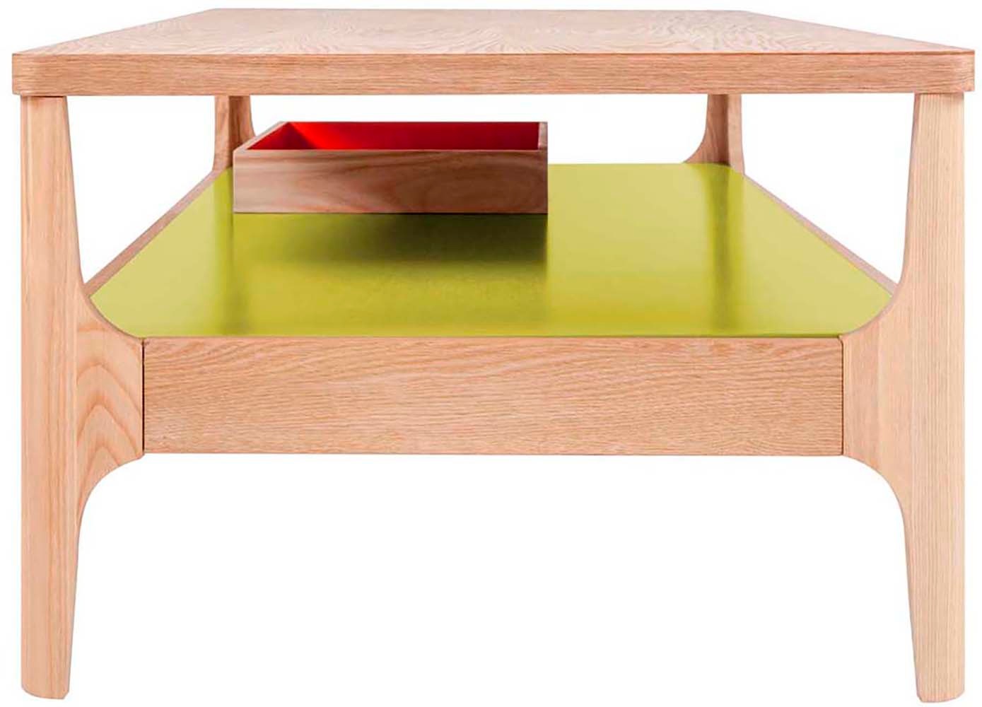 Kayoom Couchtisch »Kaffeetisch Addison, Couchtisch, offenes, ausgefallenes Design« 1 Stk. tlg. Ausgefallenes Design, Tischbeine aus Massivholz, aus robustem Material