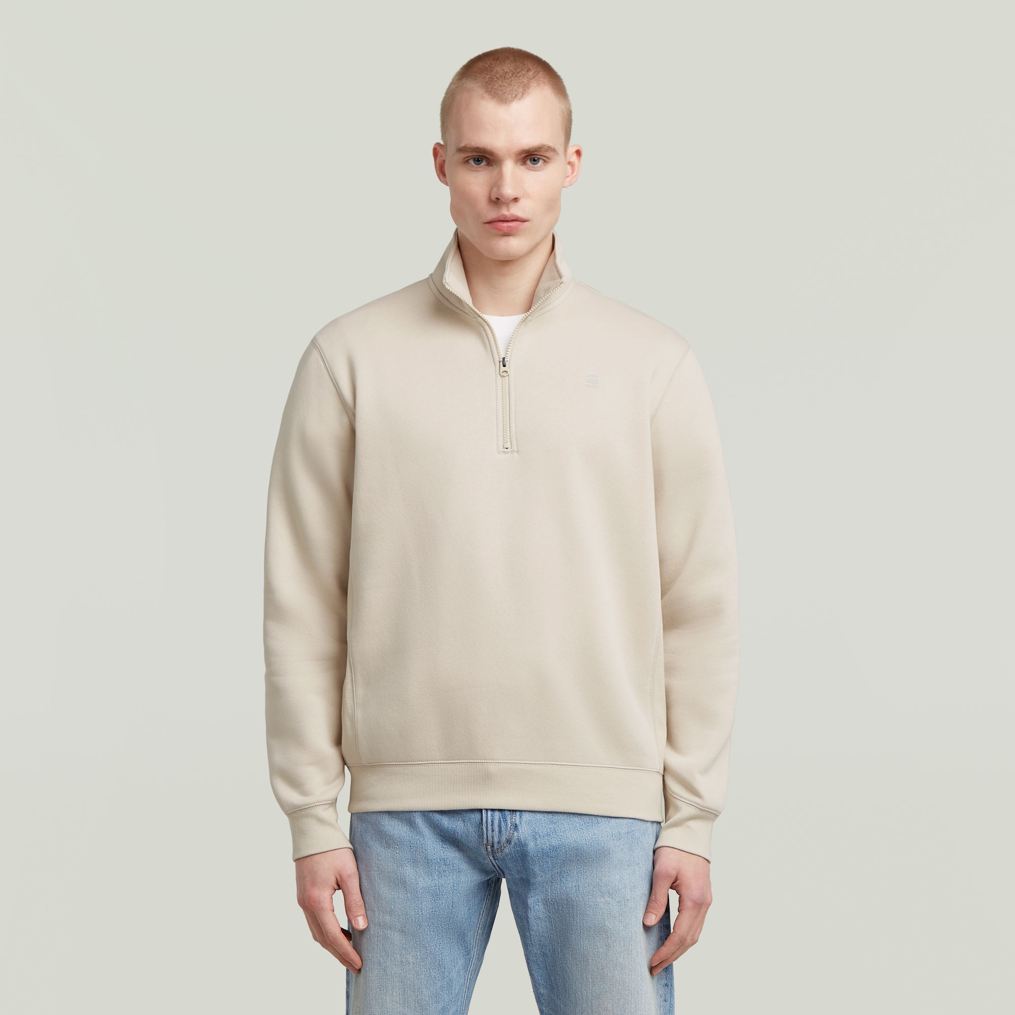 Image of G-STAR Sweatshirt "Premium Core Half Zip", mit Stehkragen