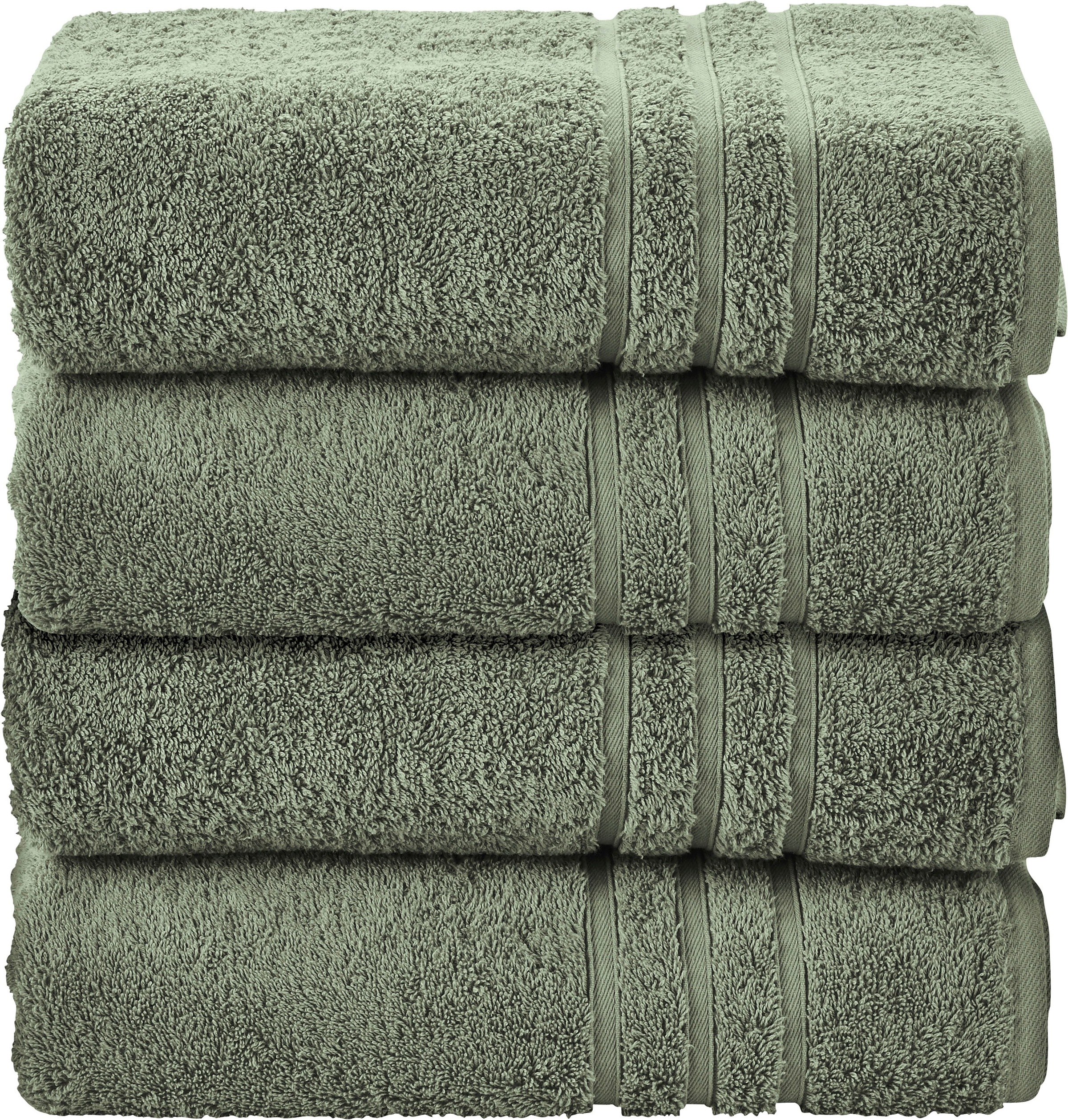 Image of done.® Handtuch Set »Daily Uni«, Set, 4 tlg., Walkfrottier, Uni Farben, saugfähiges Walkfrottier bei Ackermann Versand Schweiz