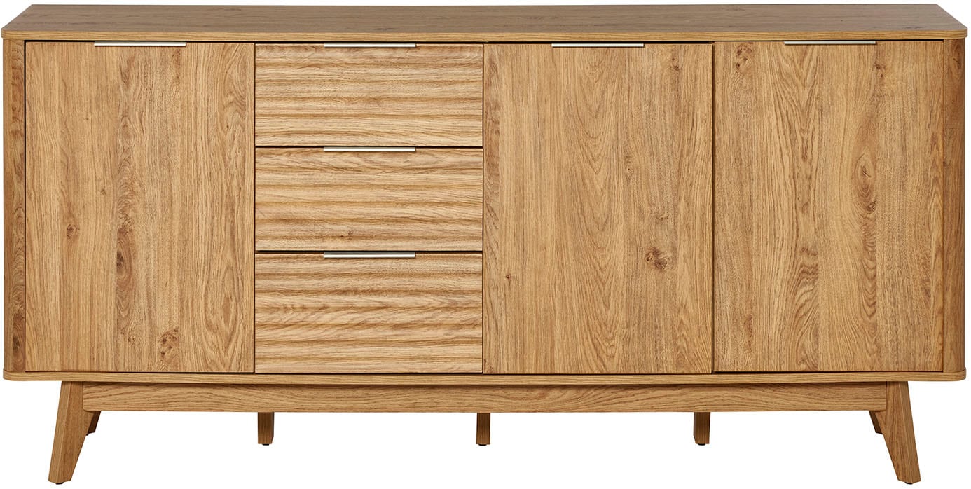 Jahnke Sideboard »WAVE SB 170« 1 Stk. tlg. Sideboard, 3 Schubladen + 3 Türen, Wellendesign, Breite 169,5 cm