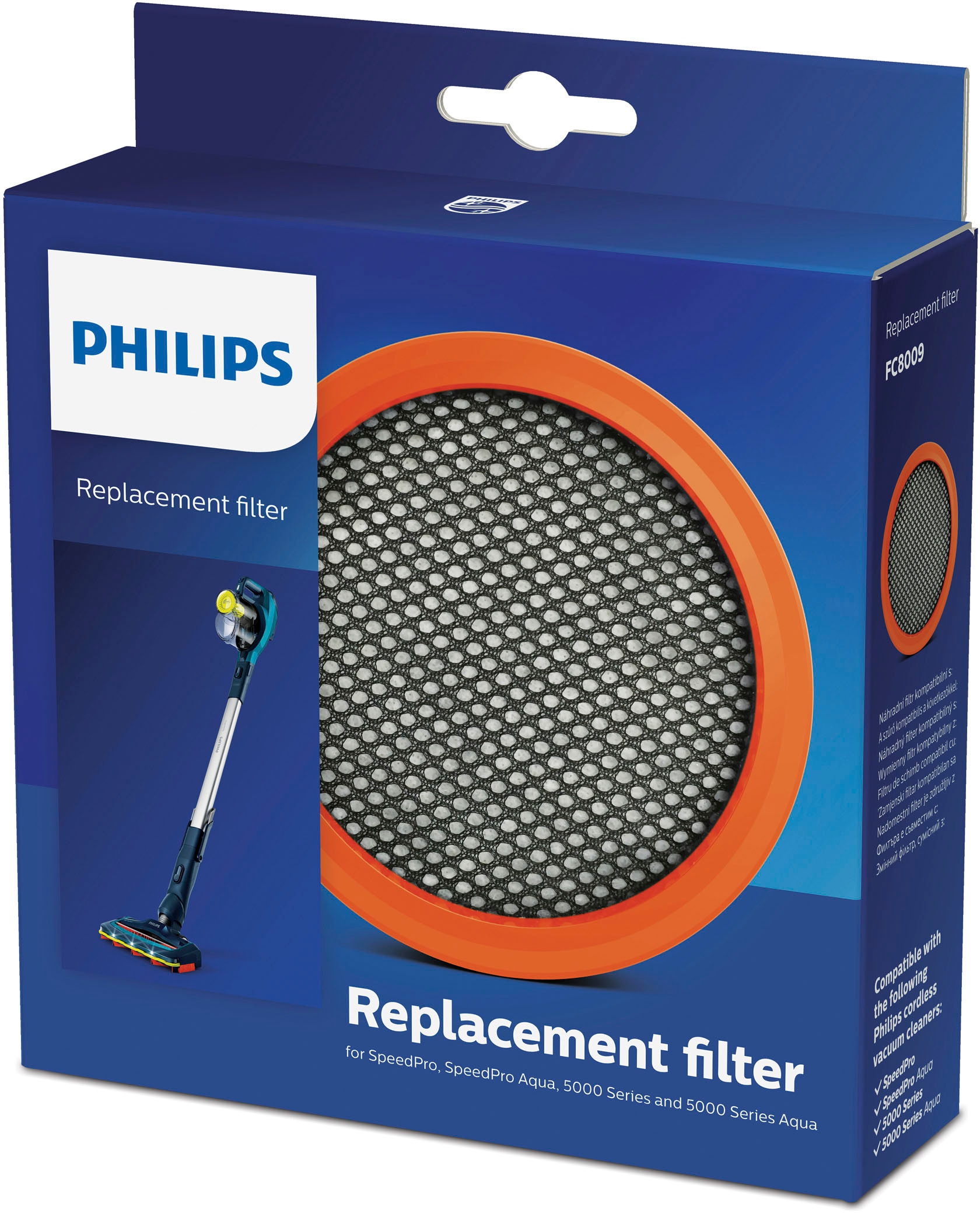 Image of Philips Ersatzfilter "FC8009/01" Packung, 1 abwaschbarer Schaumfilter, 1 Stk. tlg.