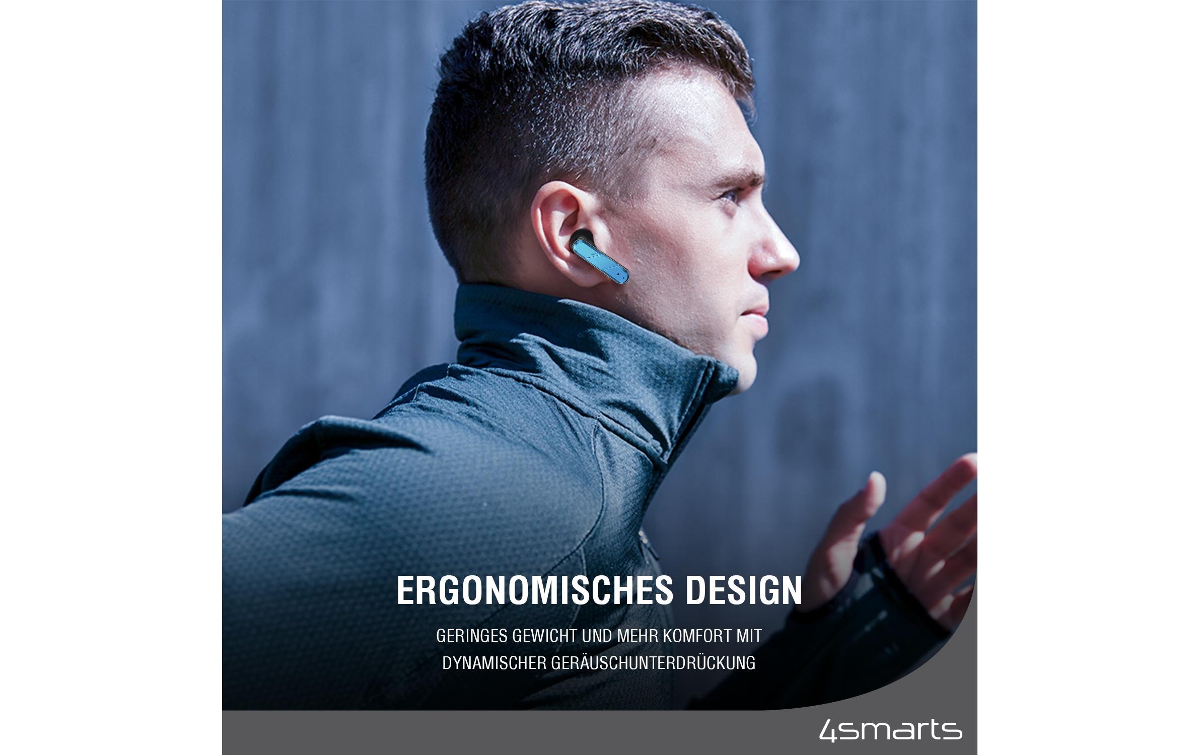 4smarts wireless In-Ear-Kopfhörer »blau«, Bluetooth