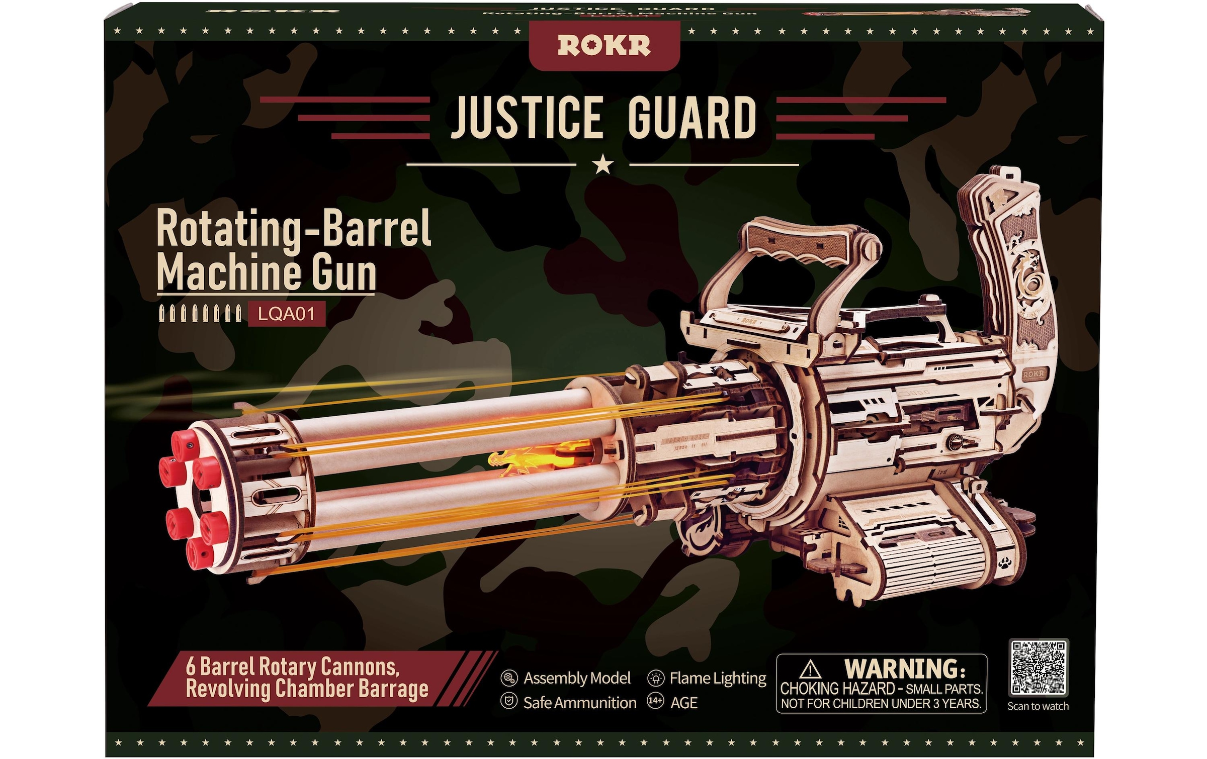   Kit de modèles réduits »RoboTime Rotating-Barrel Machine Gun«