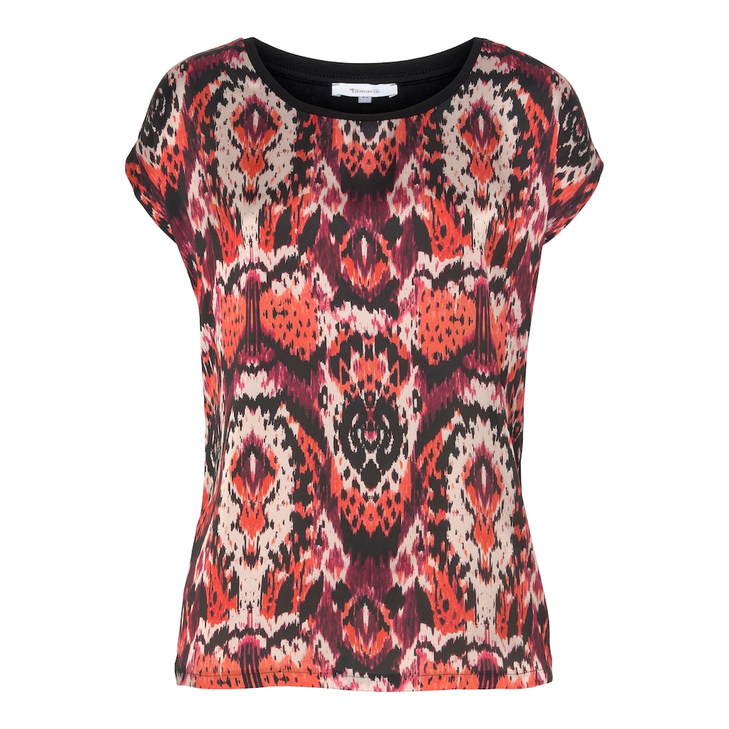 Tamaris Shirtbluse, mit trendigem Print