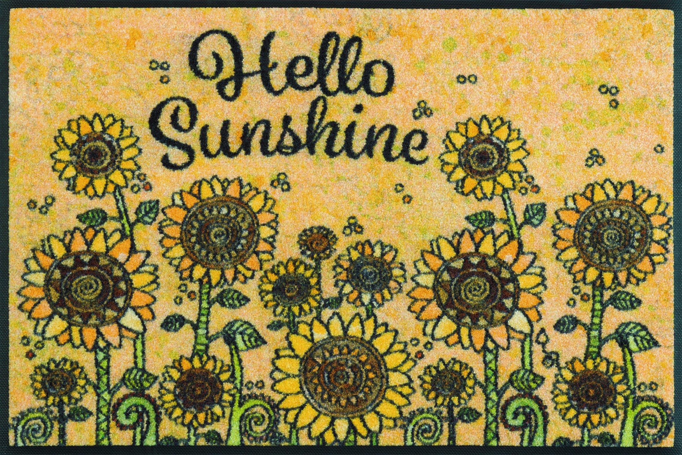 Image of wash+dry by Kleen-Tex Fussmatte "und Läufer Sunny Field" rechteckig 7 mm Höhe
