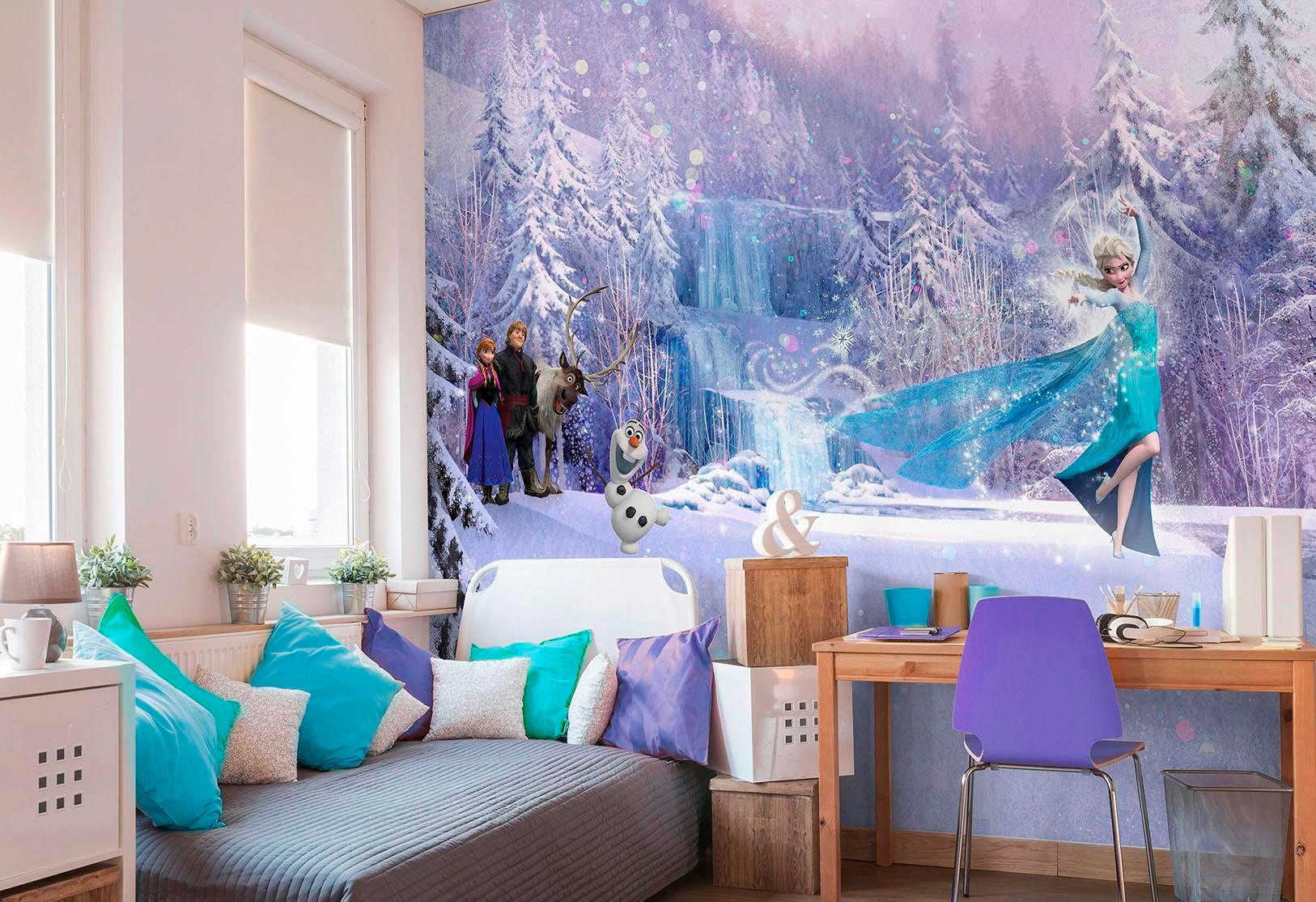 Komar Fototapete »Frozen inklusive Forest«, 368x254 cm x Höhe), kaufen Kleister (Breite