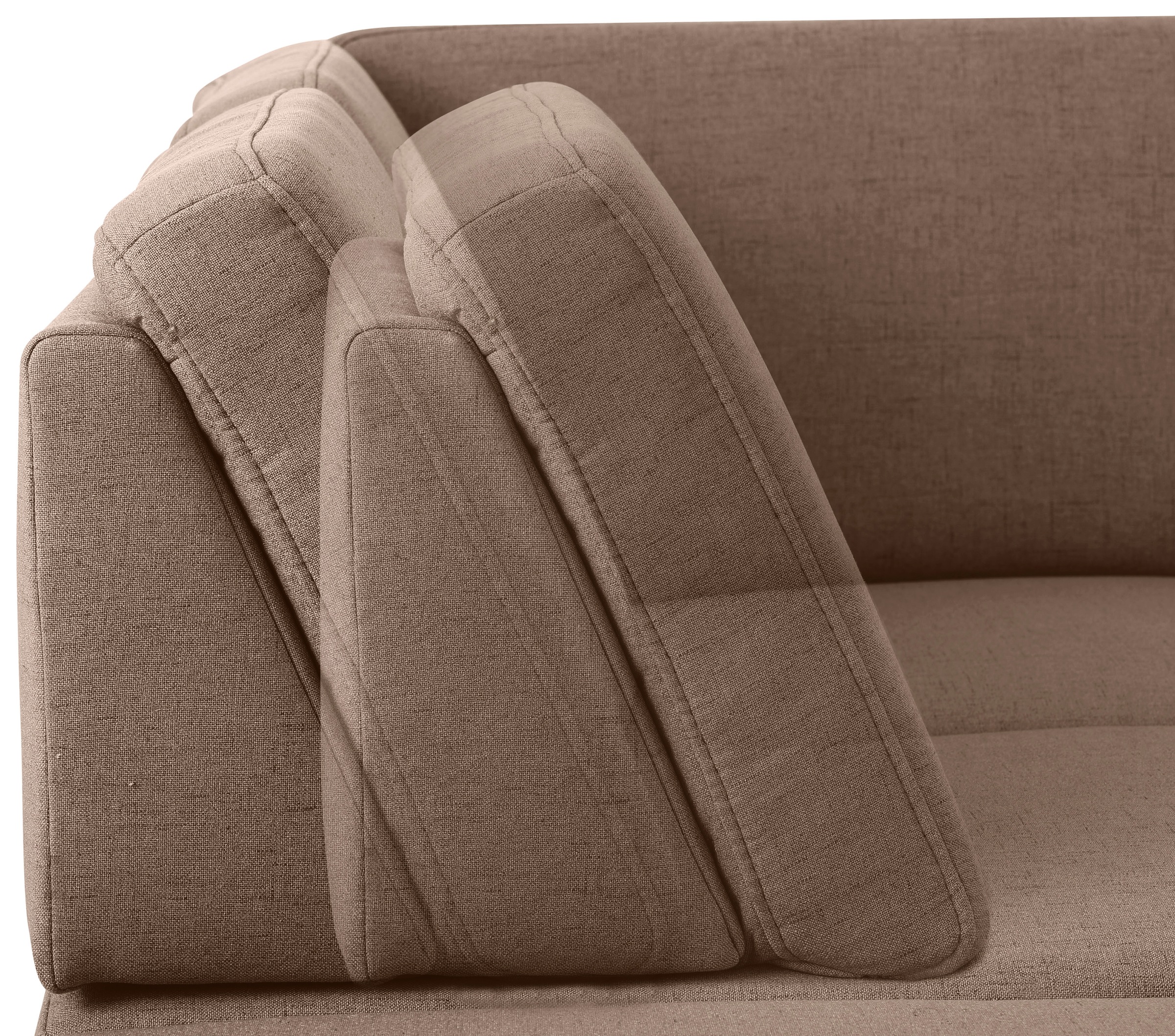 Home affaire Ecksofa »Palace L-Form«, incl. Sitztiefenverstellung, wahlweise mit Bettfunktion und Stauraum