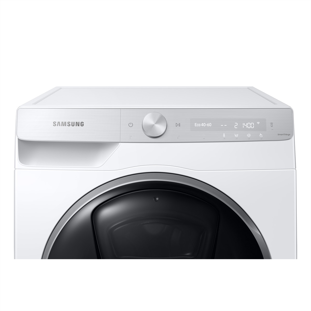 Samsung Waschmaschine »Samsung Waschmaschine WW9800, 9kg, Tint Door (Silver Deco), weiss«, Waschmaschine WW9800