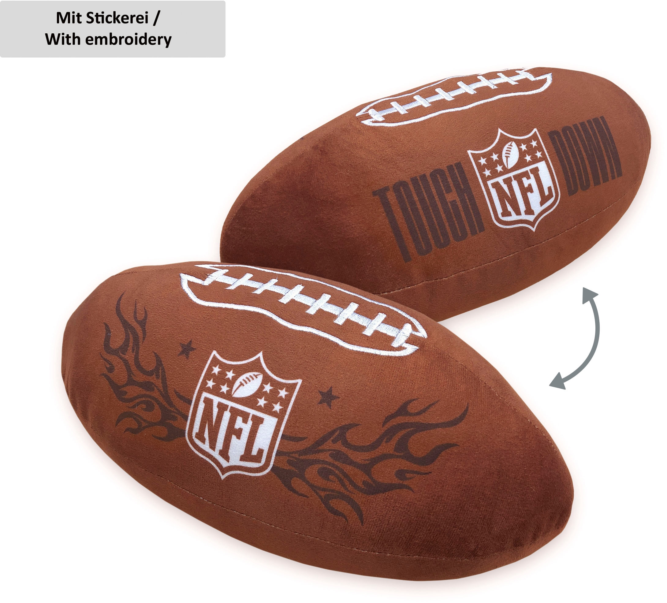 Image of NFL Dekokissen "NFL" hochfarbig bedruckt
