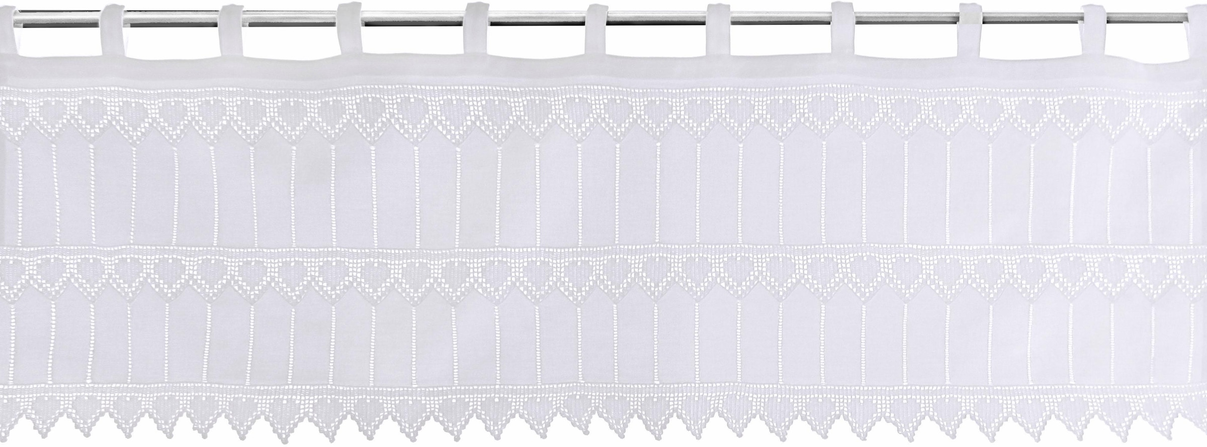 Image of HOSSNER - ART OF HOME DECO Querbehang "Achensee" Schlaufen 1 Stk. tlg.