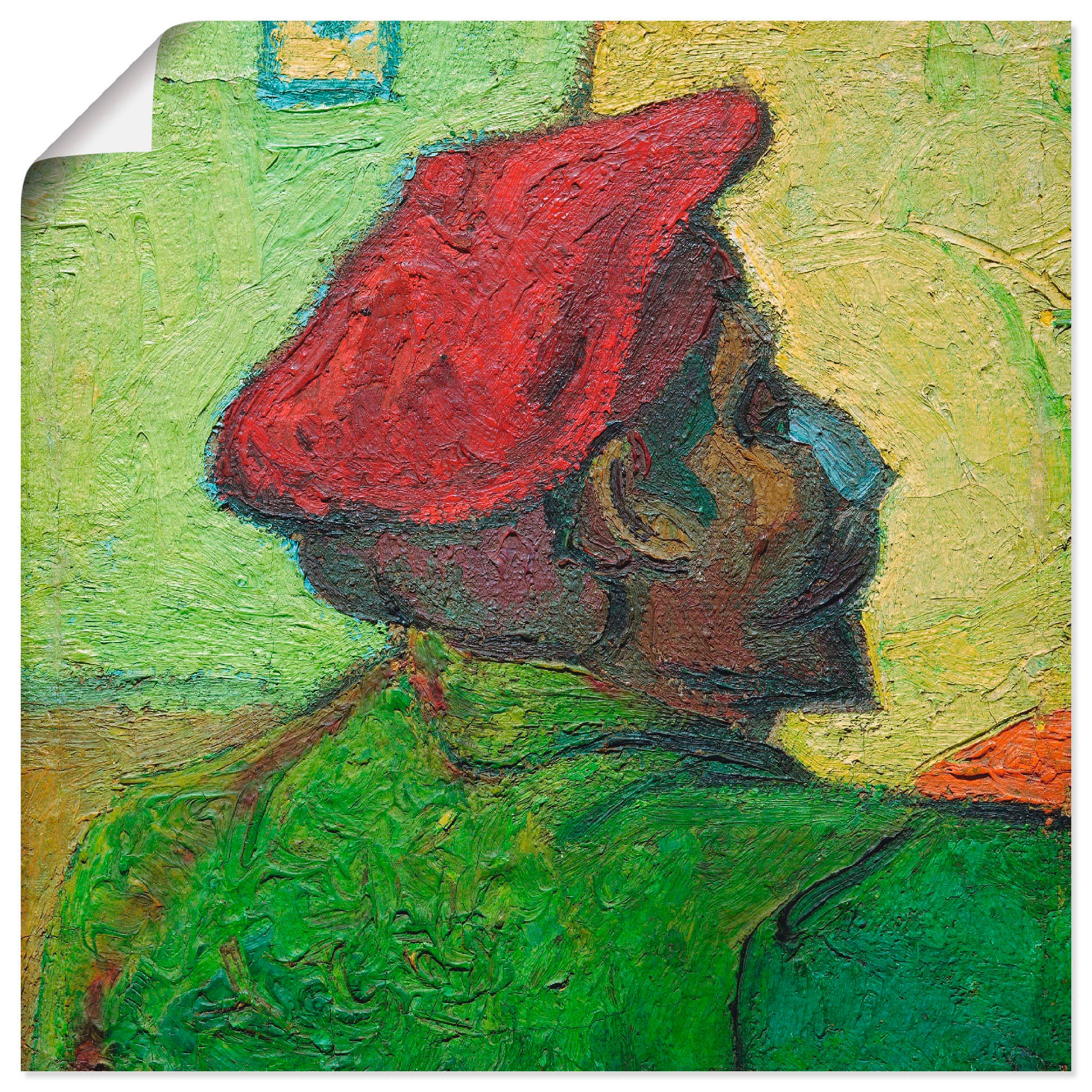 Kunstdruck »Paul Gauguin Gemälde v. V. van Gogh«, Porträts, (1 St.), als Leinwandbild,...