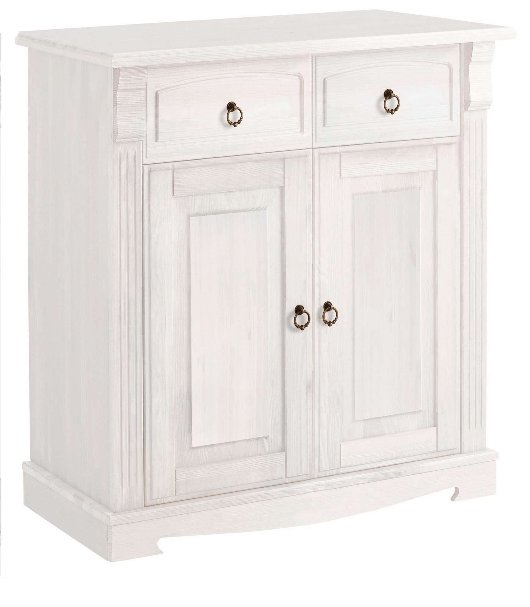 Image of GOODproduct Kommode "Anna, Sideboard, Anrichte, Stauraumschrank" B/T/H: 94/40/88 cm, aus massiver Kiefer, Breite 94 cm, mit Kassettenoptik, FSC