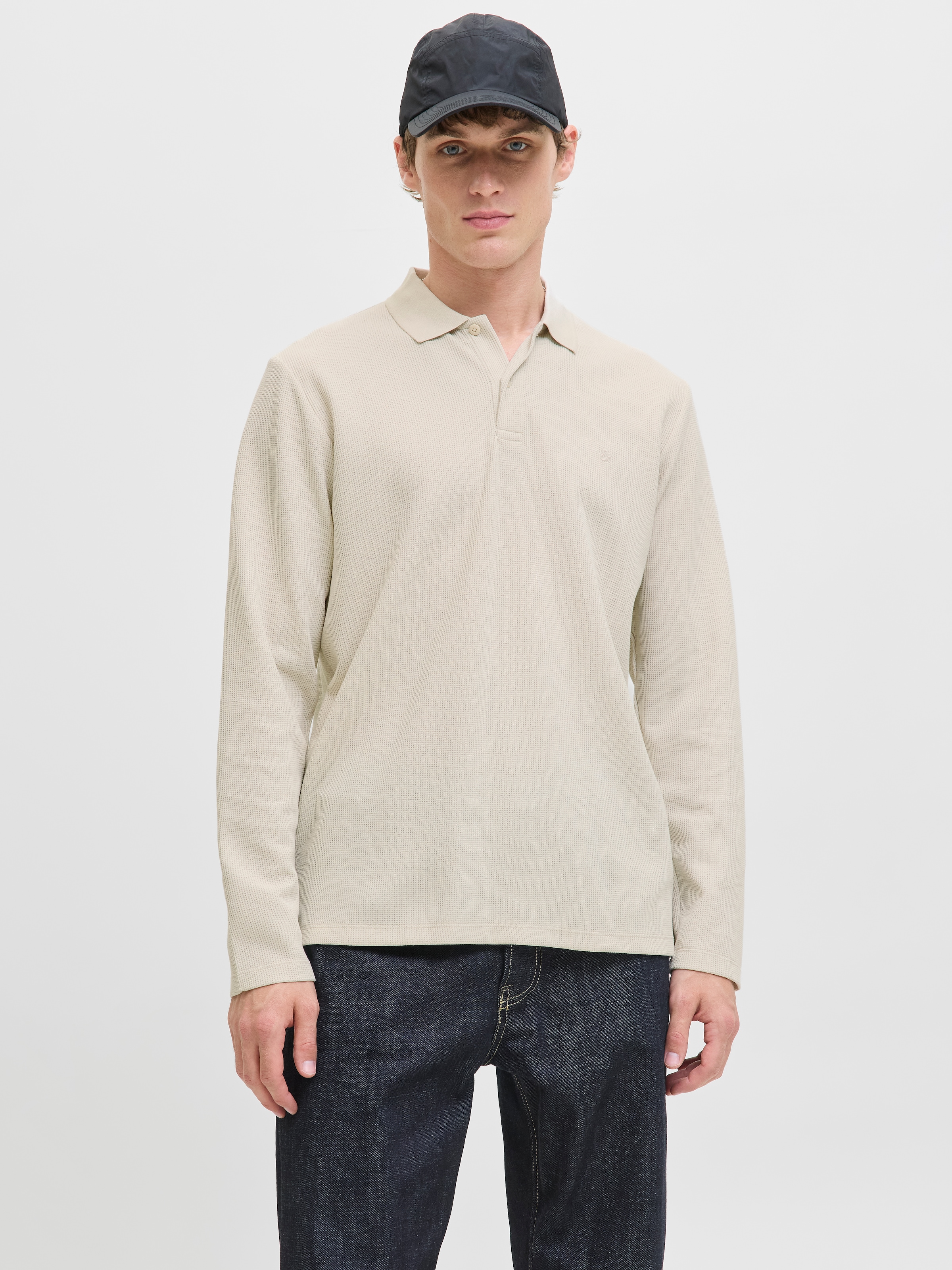Image of Jack & Jones Langarm-Poloshirt "JJEAUSTIN POLO LS NOOS"
