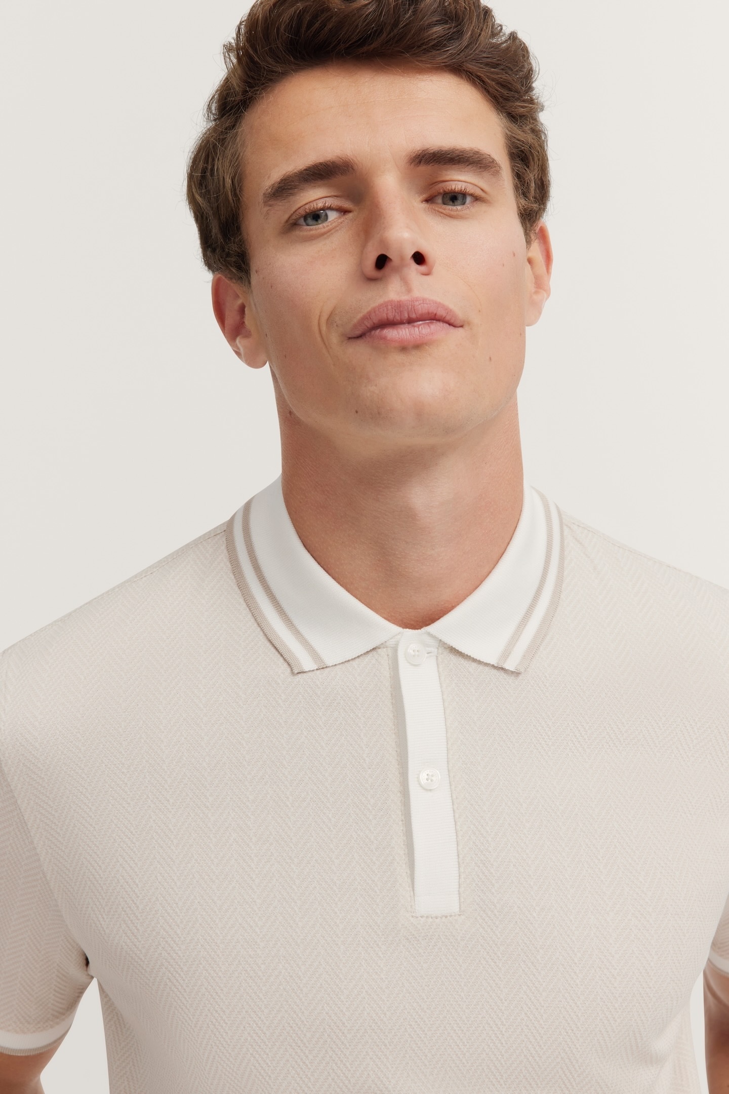 bugatti Polo mit körpernaher Passform