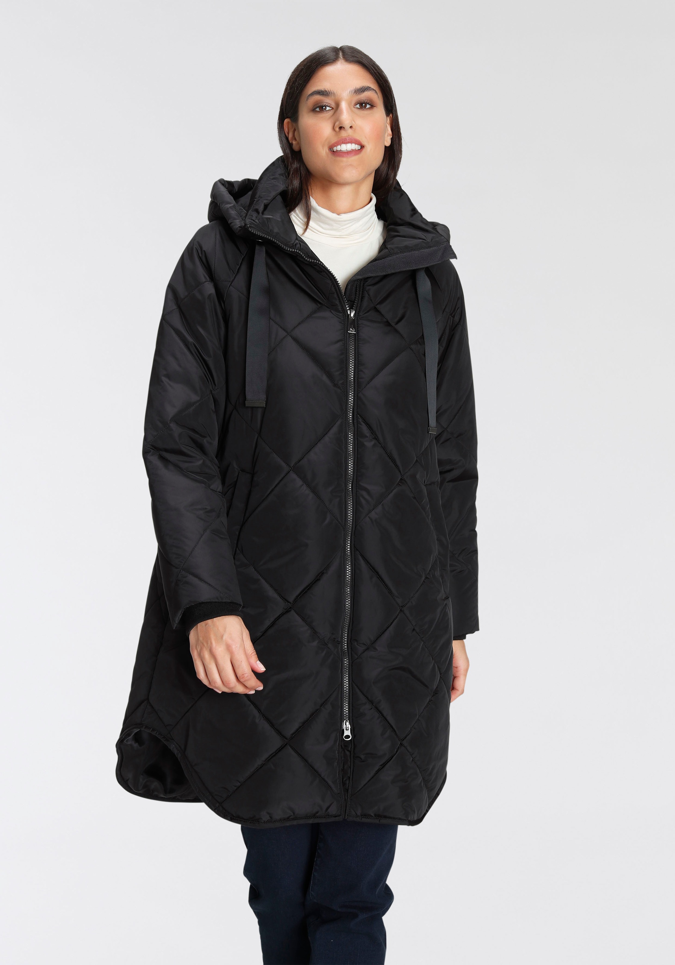 Image of Junge Danmark Steppjacke »Eila«, in Longform mit grosser Diamantsteppung bei Ackermann Versand Schweiz