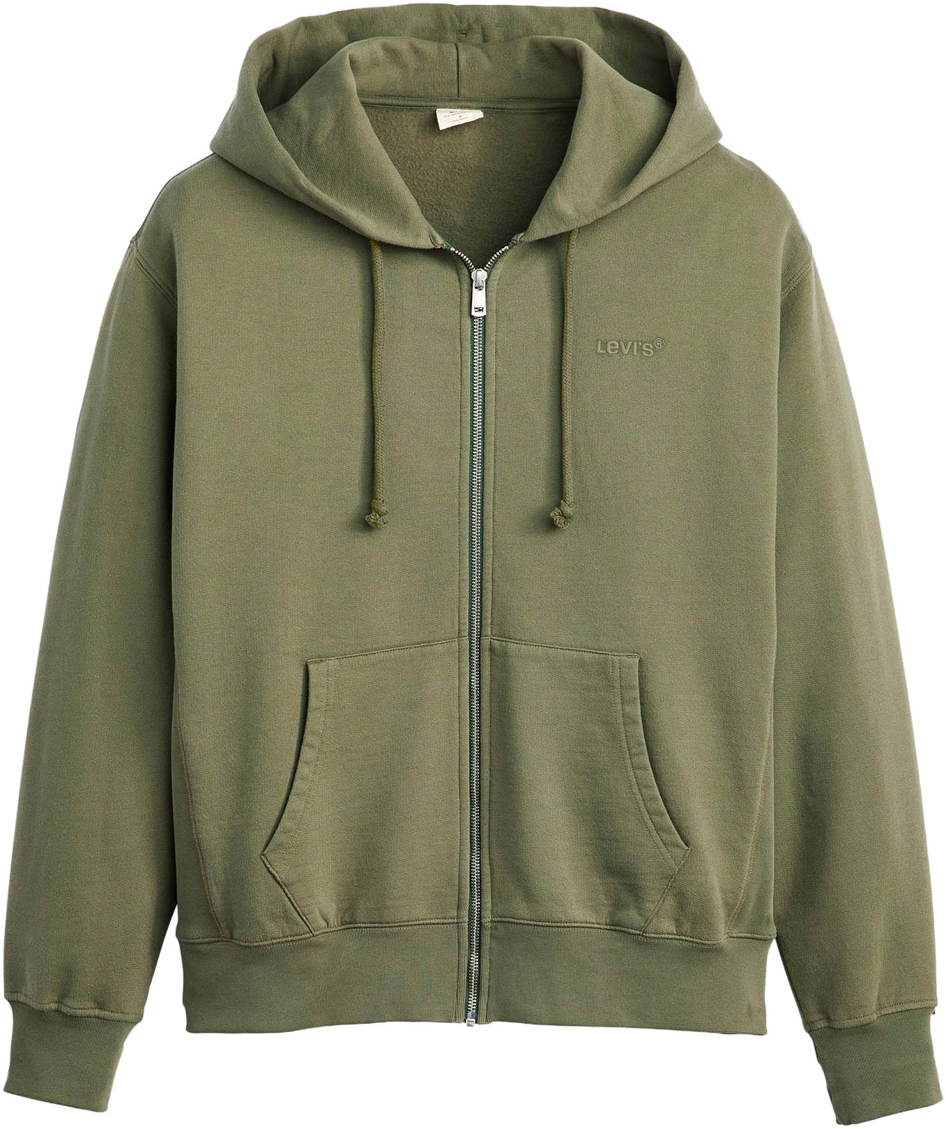 Levi's® Kapuzensweatjacke mit Logo-Stickerei