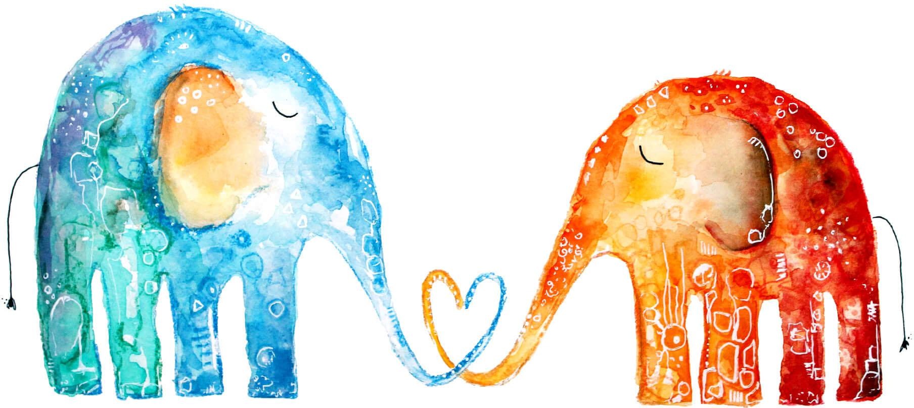 Image of Wall-Art Wandtattoo »Hagenmeyer-Elefantenliebe« bei Ackermann Versand Schweiz