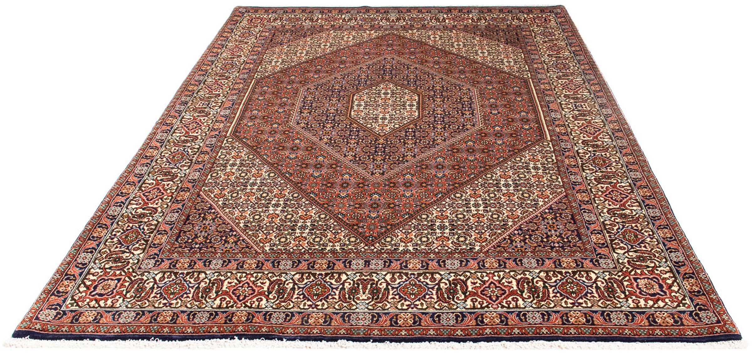 Image of morgenland Orientteppich »Perser - Bidjar - 237 x 170 cm - braun«, rechteckig, 15 mm Höhe, Wohnzimmer, Handgeknüpft, Einzelstück mit Zertifikat bei Ackermann Versand Schweiz