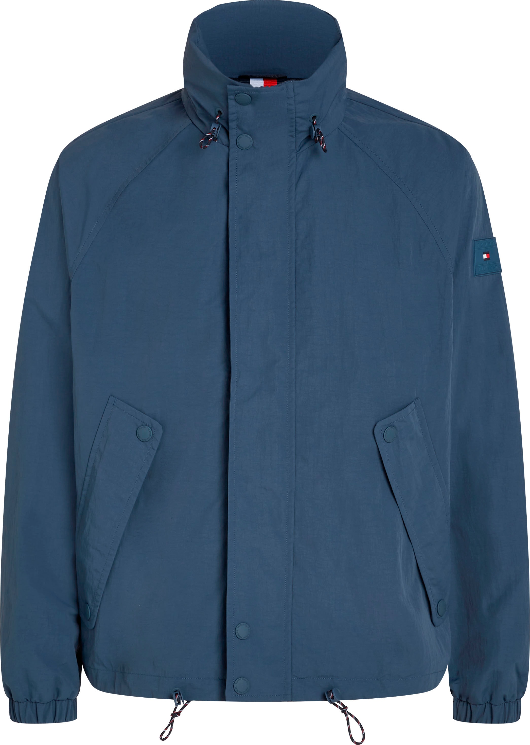 Tommy Hilfiger Blouson »REGATTA JACKET«, mit Kapuze, wasserabweisend, hochgeschlossen, mit verstaubarer Kapuze