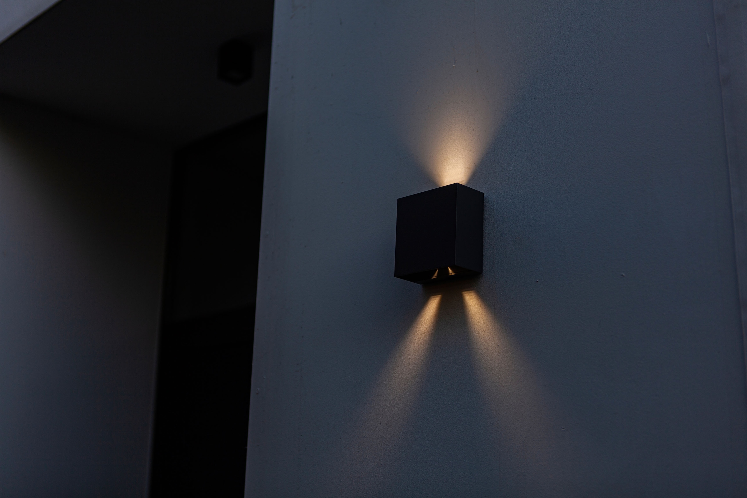 LUTEC LED Aussen-Wandleuchte »GEMINI«, Leuchtmittel LED-Modul | LED fest integriert