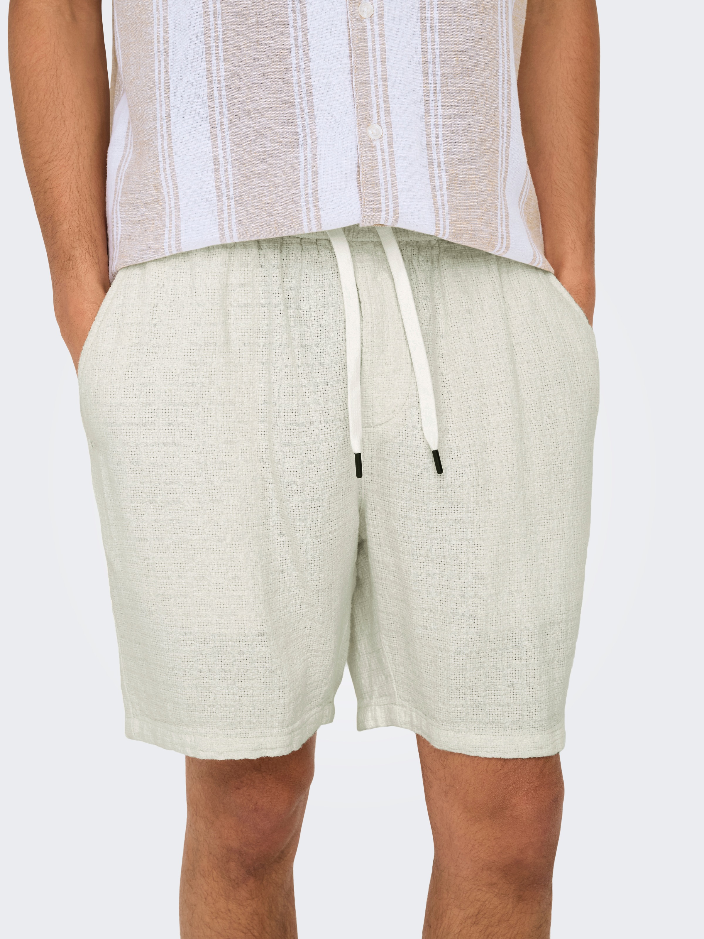 ONLY & SONS Shorts »ONSTEL LINEN LATHAM 0257 SHORTS«