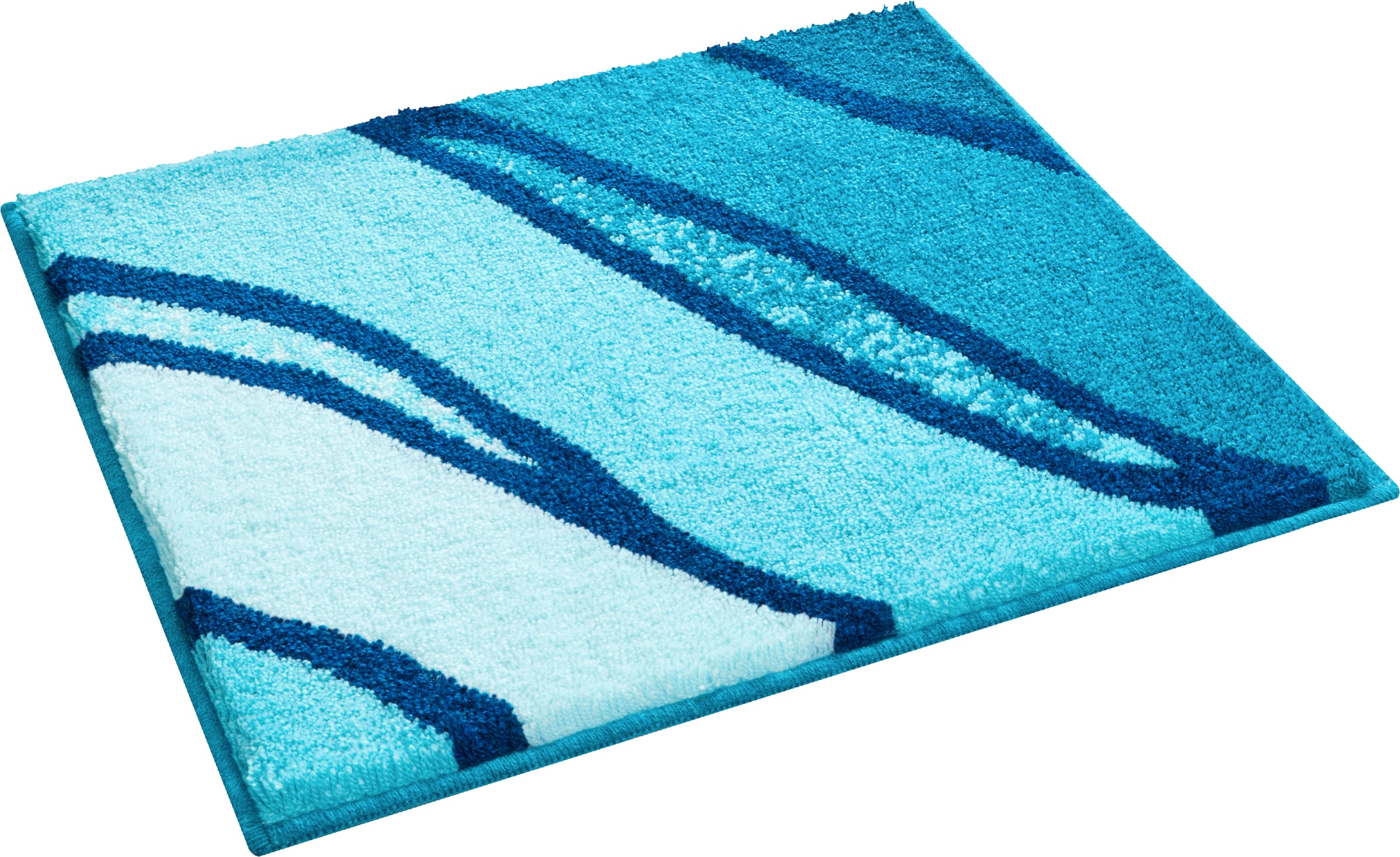 Grund Badematte »Belize, Badvorleger, Badezimmer Teppich, sehr weich«, rutschhemmend beschichtet, schnell trocknend-fussbodenheizungsgeeignet, weiche Haptik, auch als 3 teiliges Set erhältlich, Made in Europe