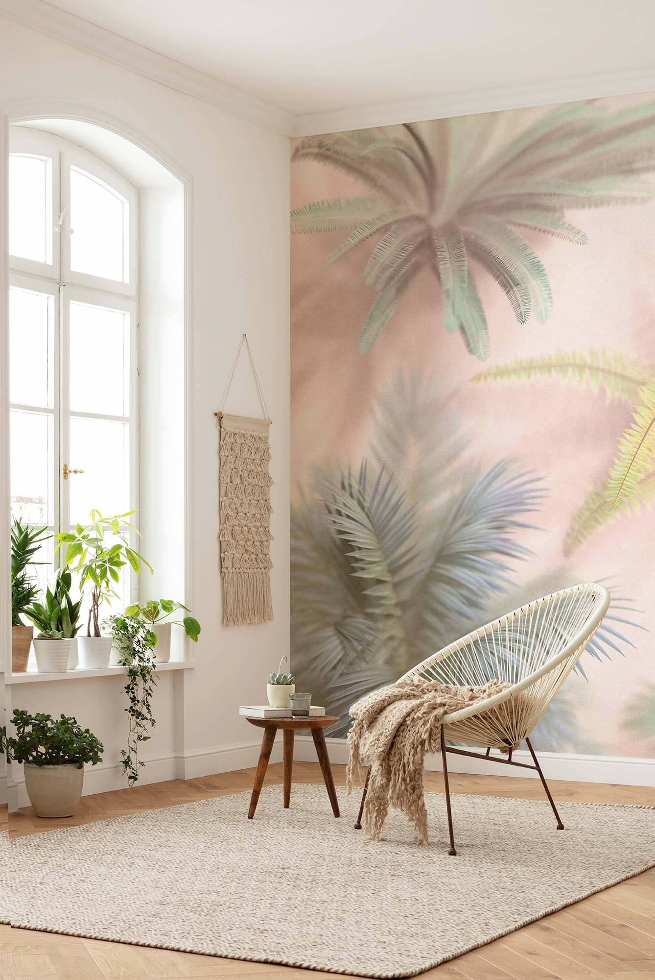 Image of Komar Fototapete "Komar Vlies Fototapete - Vague Botany - Grösse 200 x 250 cm" bedruckt glatt