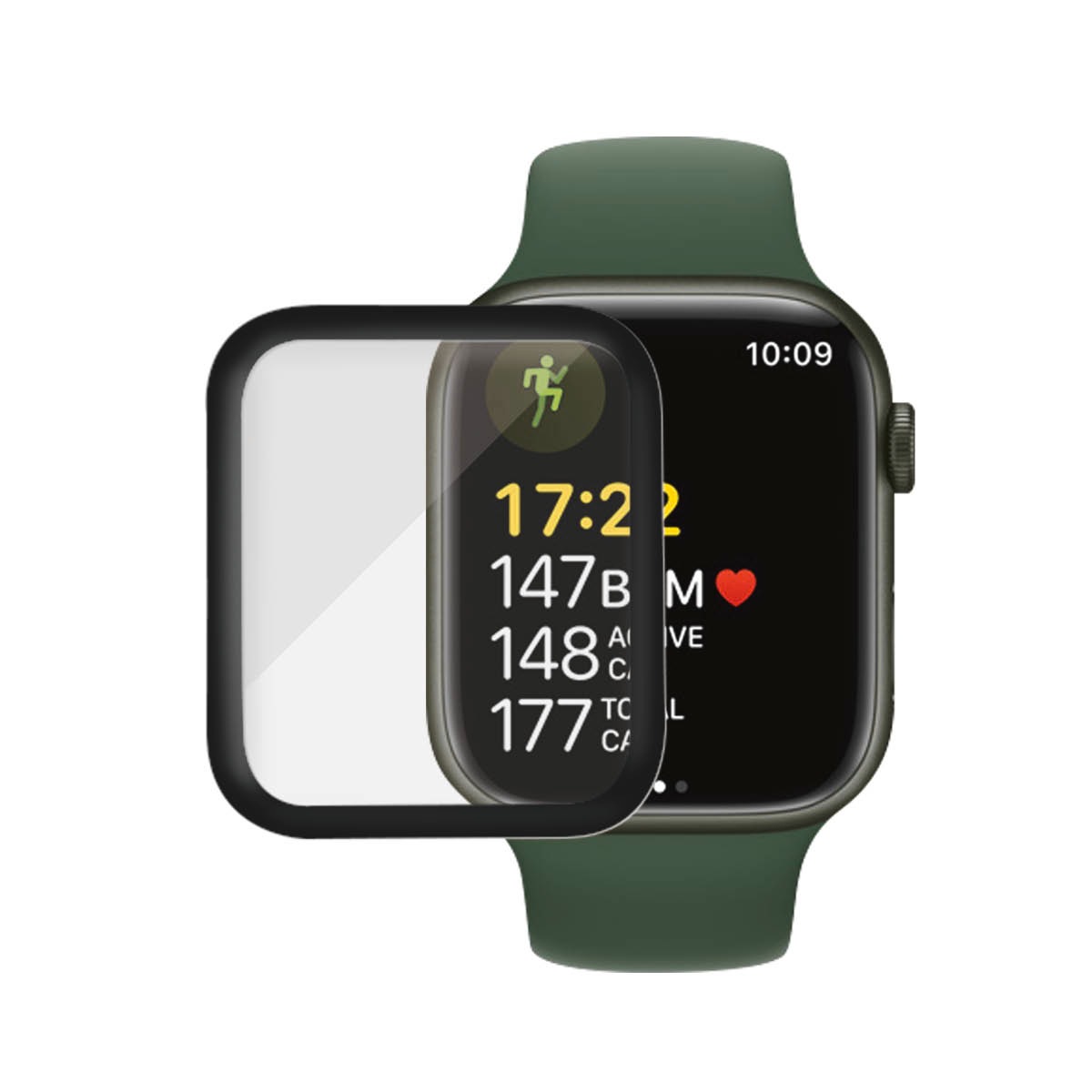 PanzerGlass Verre de protection d'écran »Screen Protector Glass« für Apple Watch Series 7/8 41mm