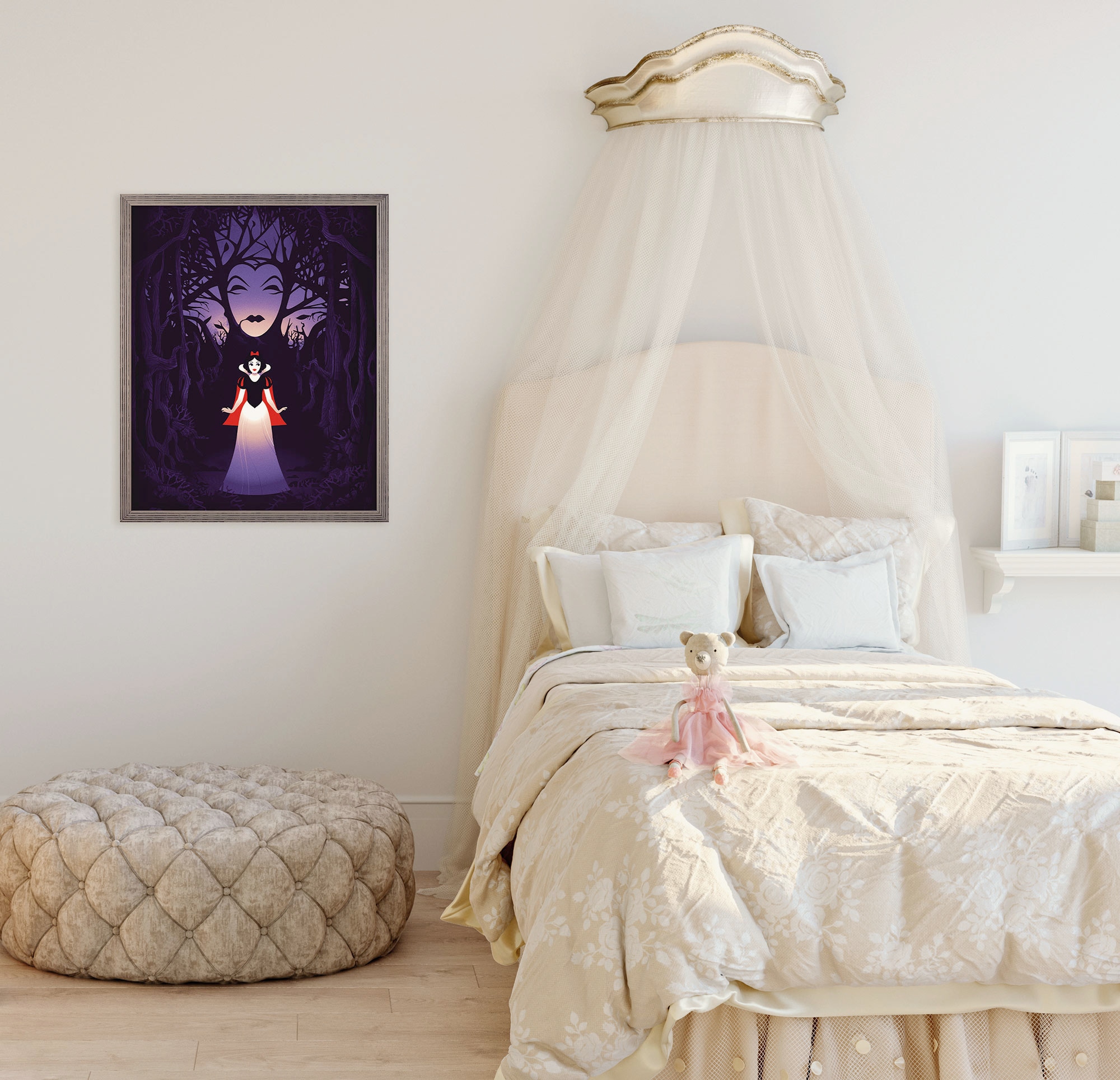 Image of Komar Wandbild "Disney Snow White Evil Queen" Disney Set, 1 Stk. tlg. 30 x 40 cm (Breite x Höhe) - Kinderzimmer, Dekoration