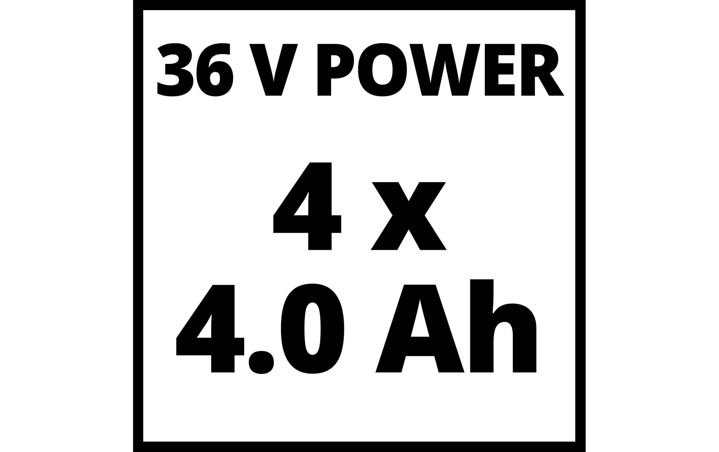 Einhell Akkurasenmäher »GP-CM 36/47 S Li BL (4 x 4.0Ah)«