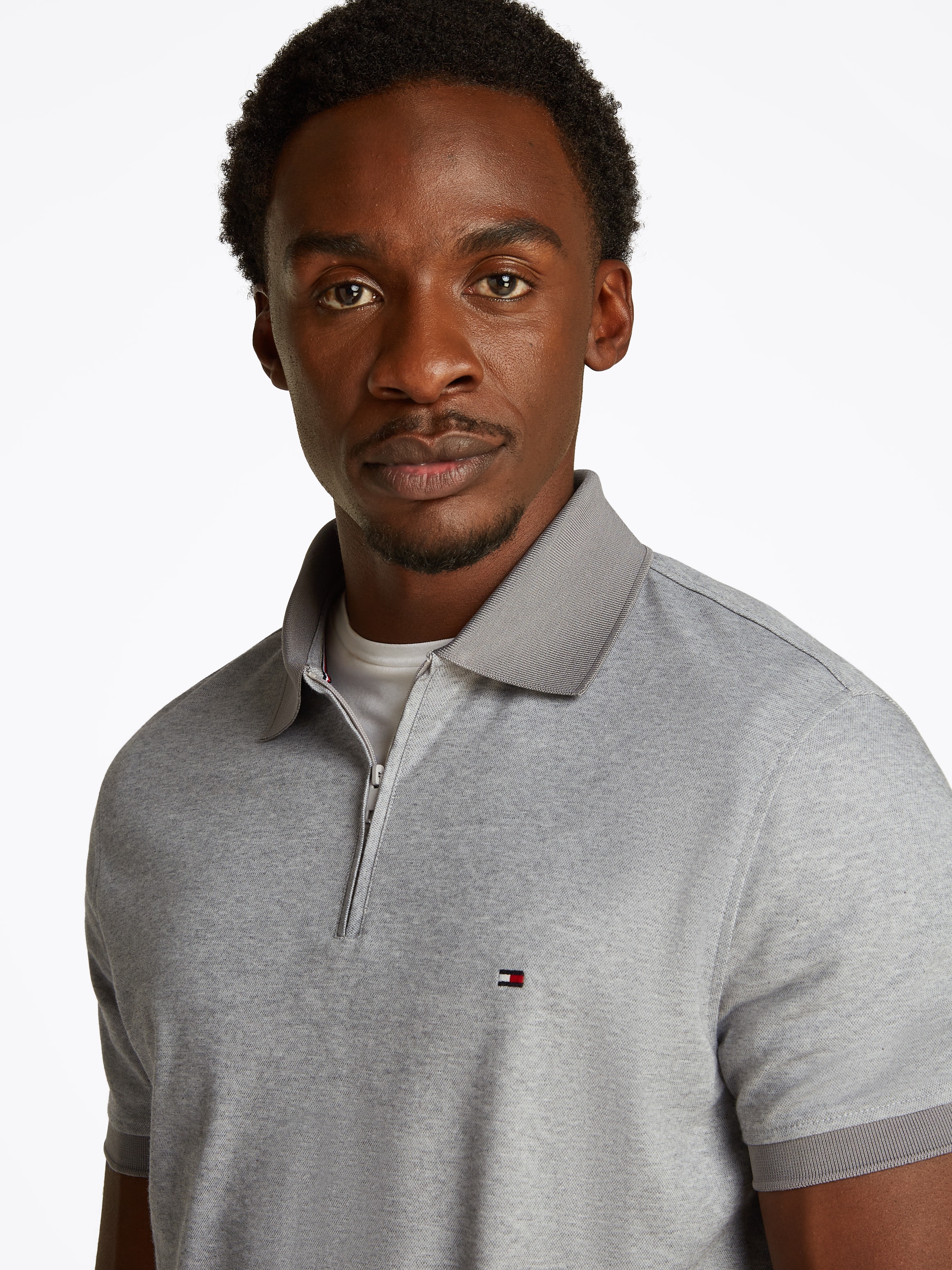 Tommy Hilfiger Poloshirt »PERFORMANCE OXFORD ZIP REG POLO«